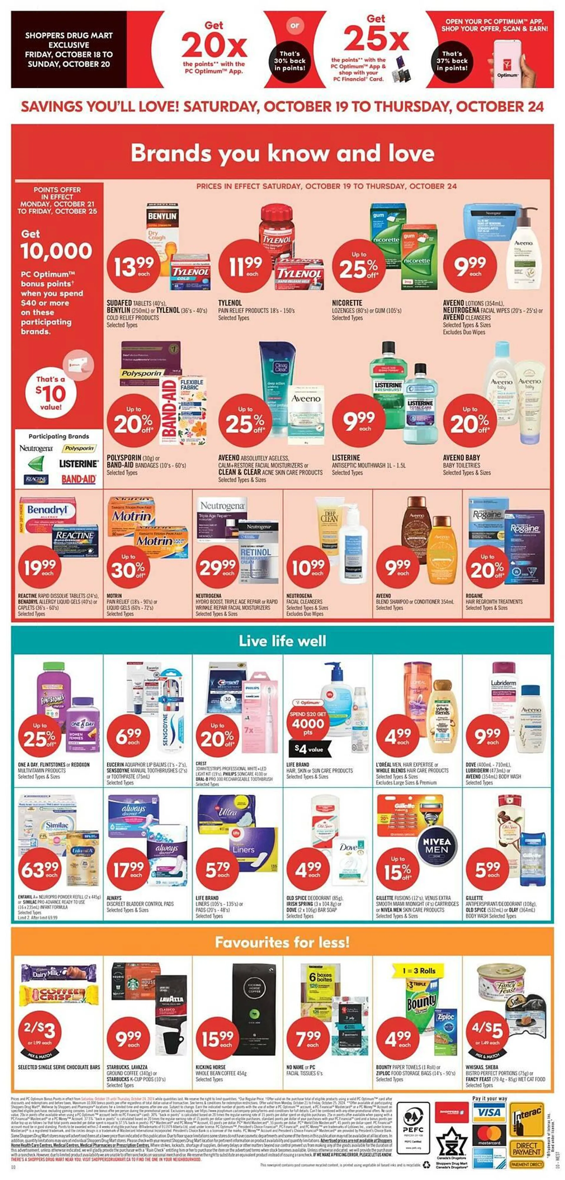 Shoppers Drug Mart flyer from October 17 to October 24 2024 - flyer page 25