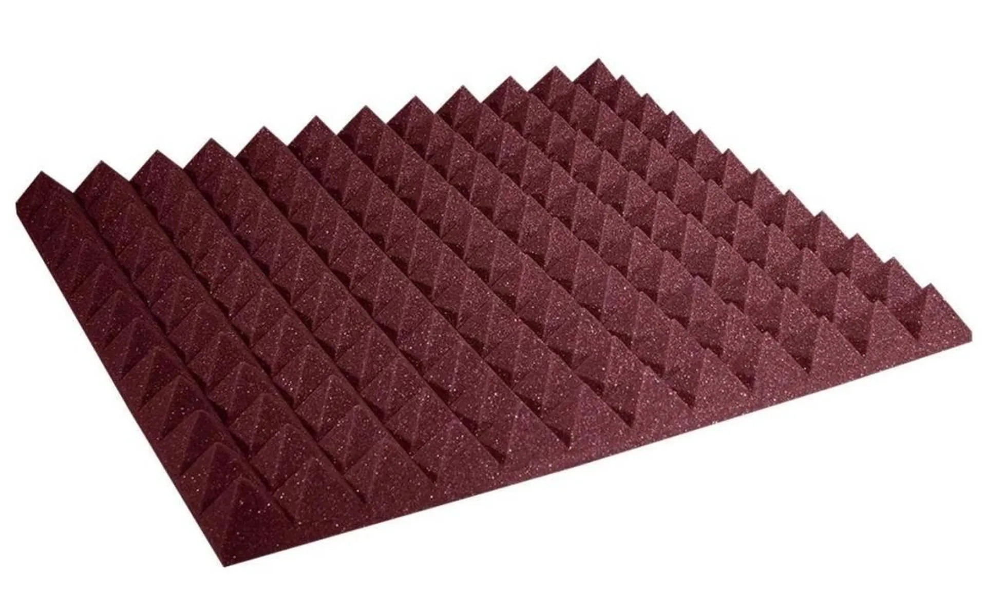 Studiofoam Pyramid 2'' X 24'' X 24'' - Burgundy (12)