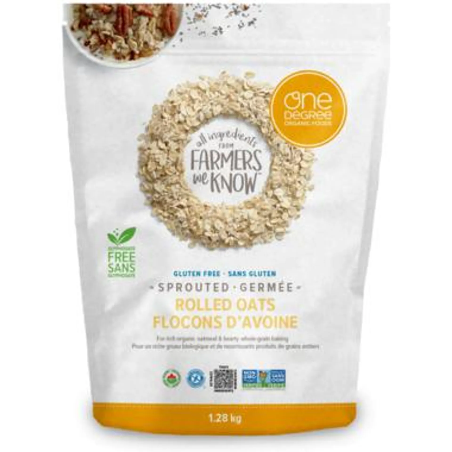 Sprouted Rolled Oats