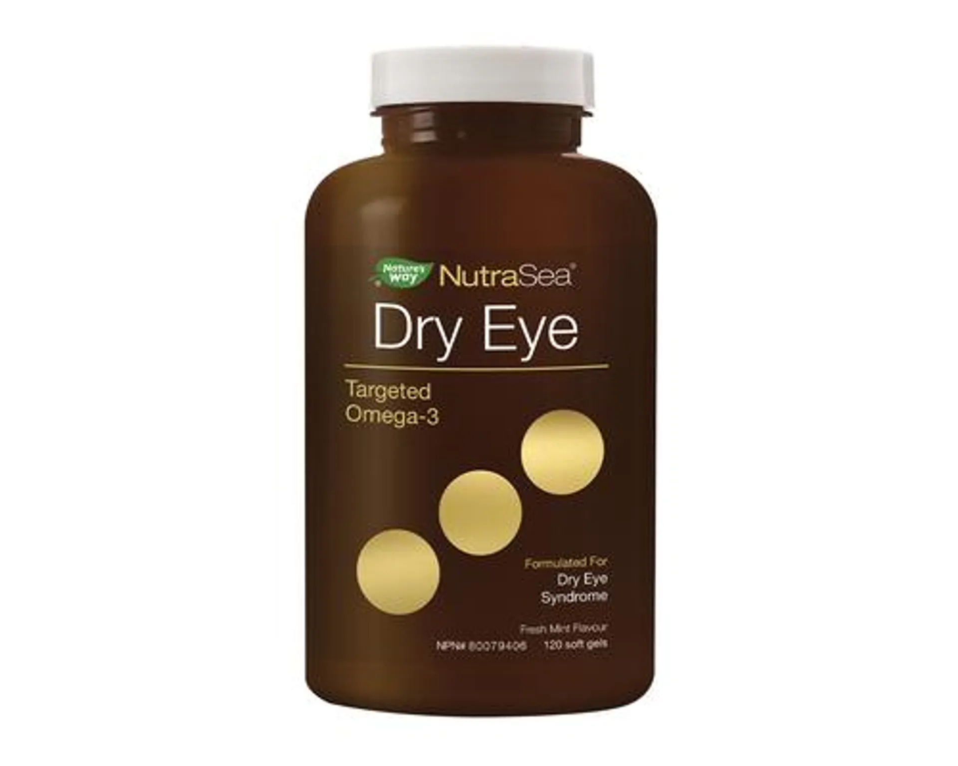 NutraSea Dry Eye Targeted Omega-3 Fresh Mint 120 Softgels