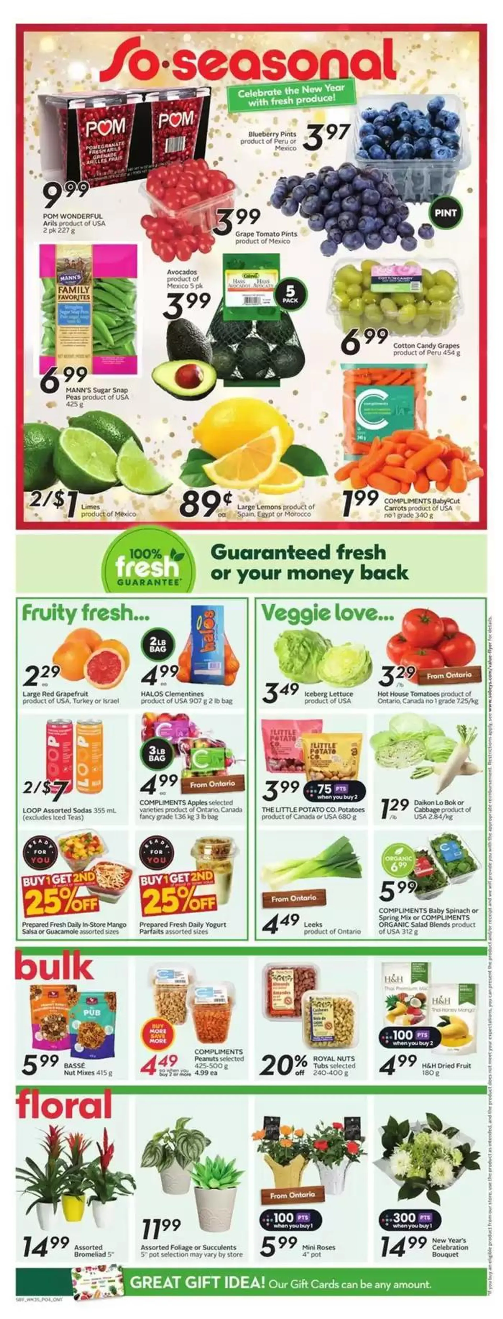 Sobeys Weekly ad from December 28 to January 11 2025 - flyer page 22