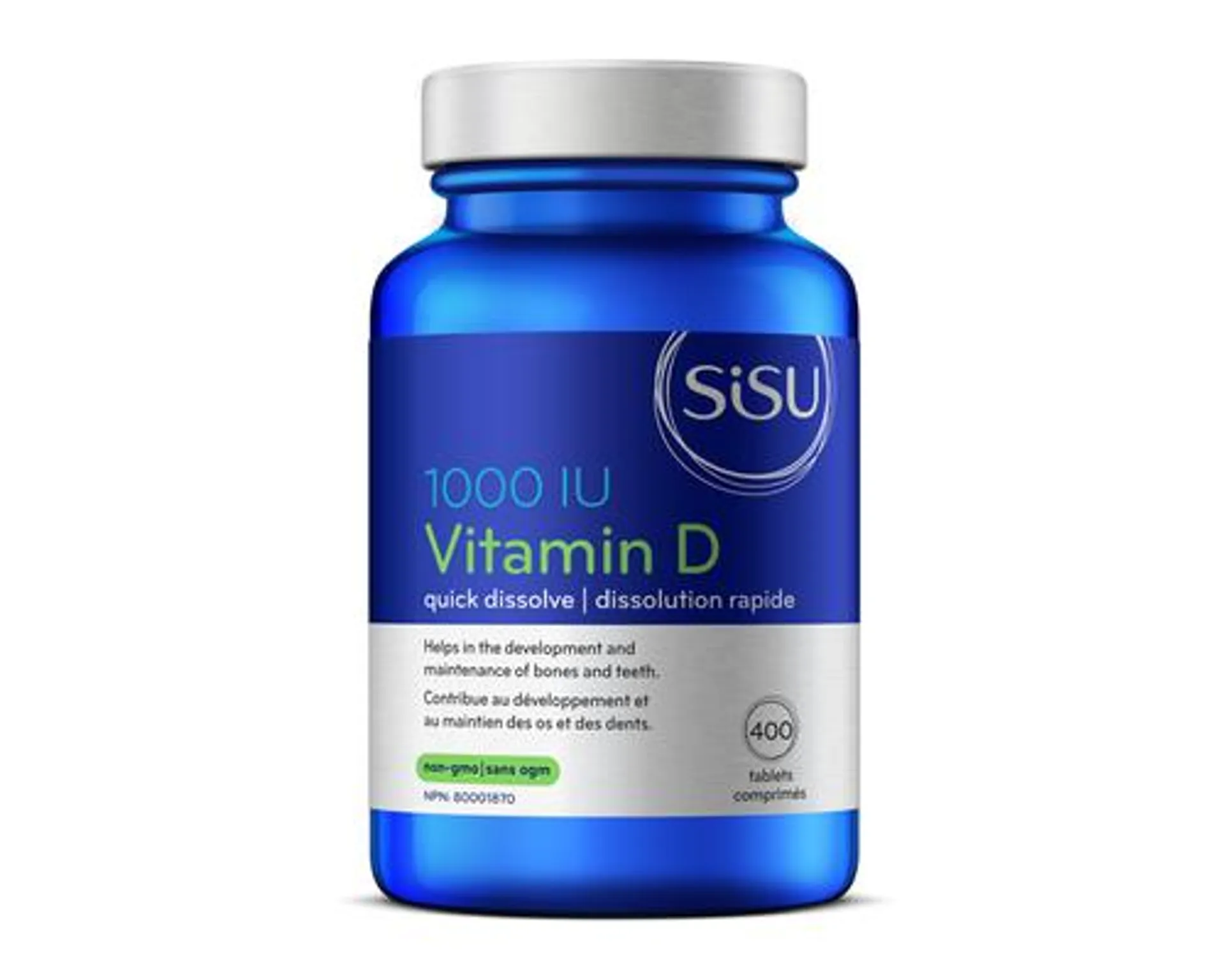 Sisu Vitamin D 1000 IU 400 Tablets