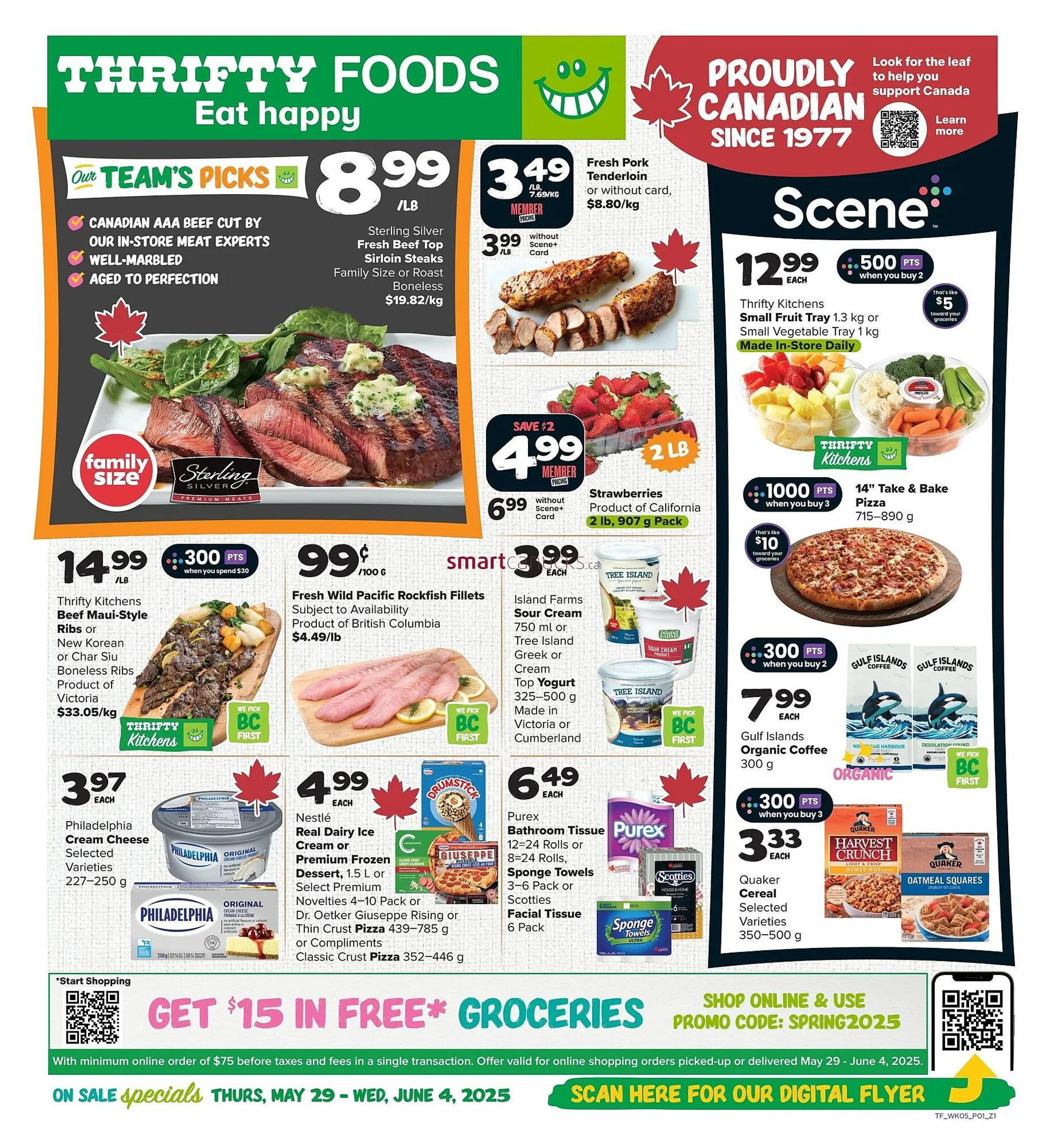 Thrifty Foods flyer from May 29 to June 4 2025 - flyer page 1