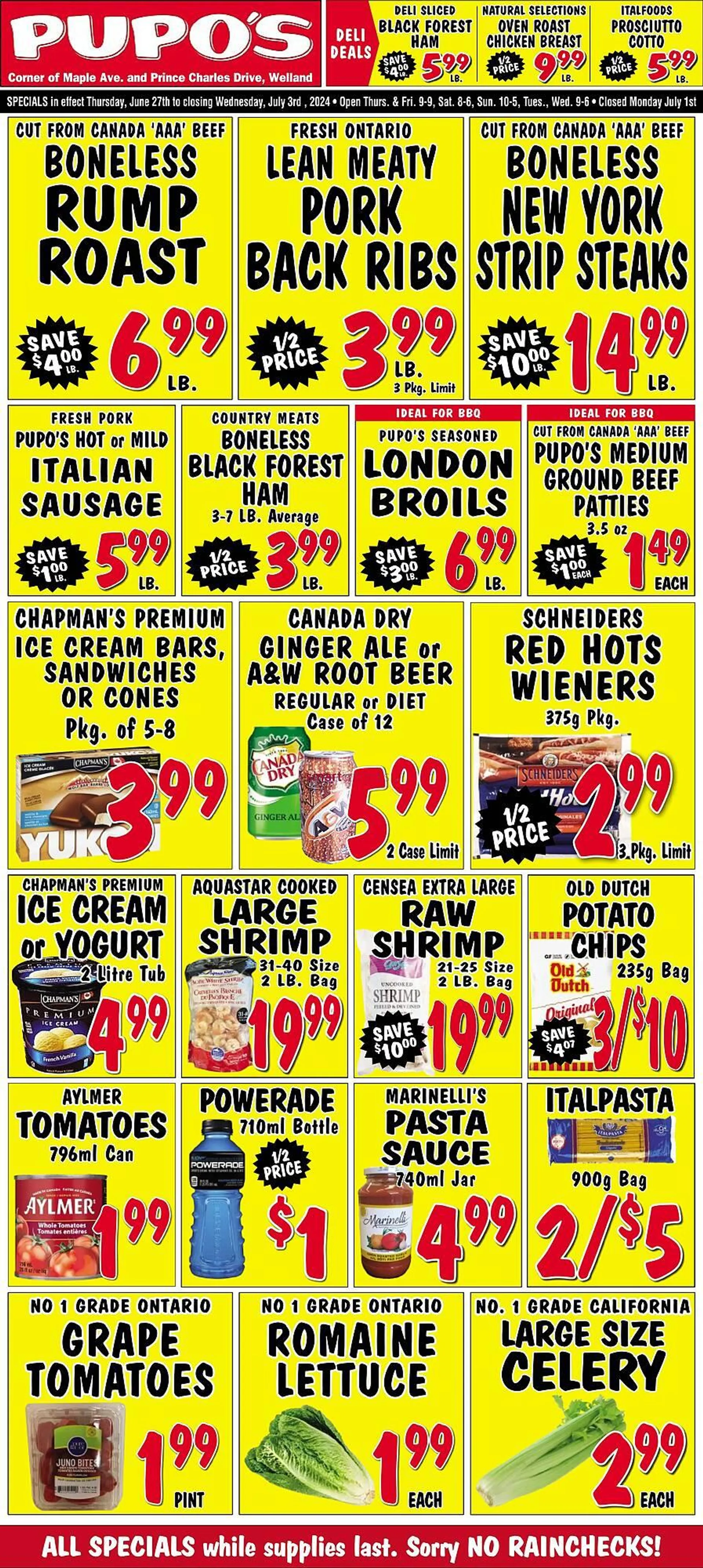 Pupos Food Market flyer - 1