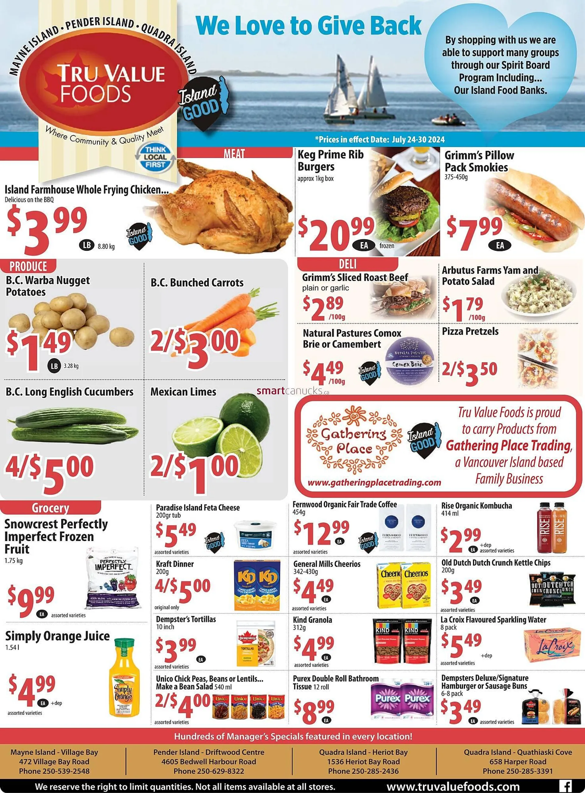 Tru Value Foods flyer from July 24 to July 30 2024 - flyer page 1