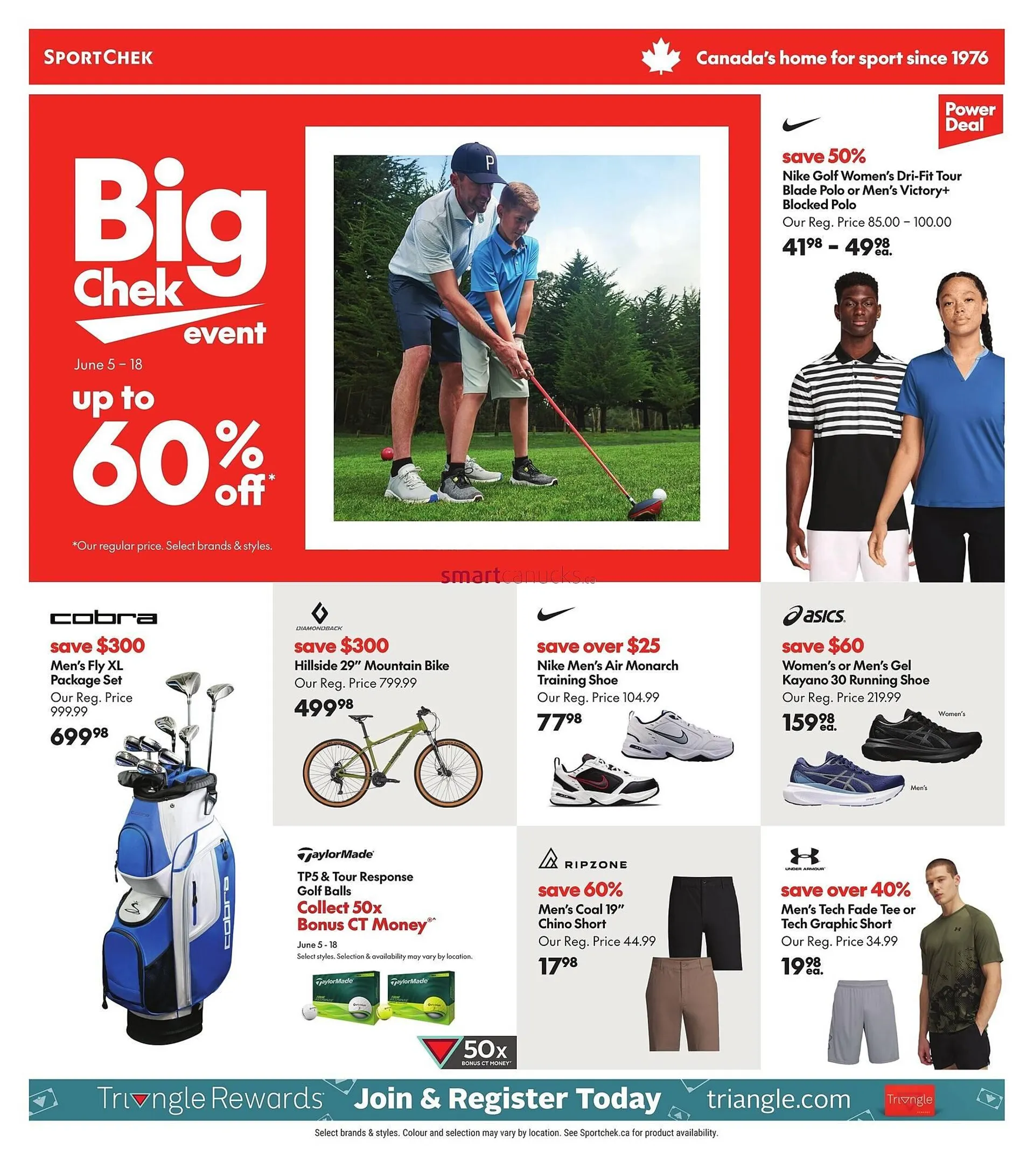 Sport Chek flyer from June 12 to June 18 2025 - flyer page 1