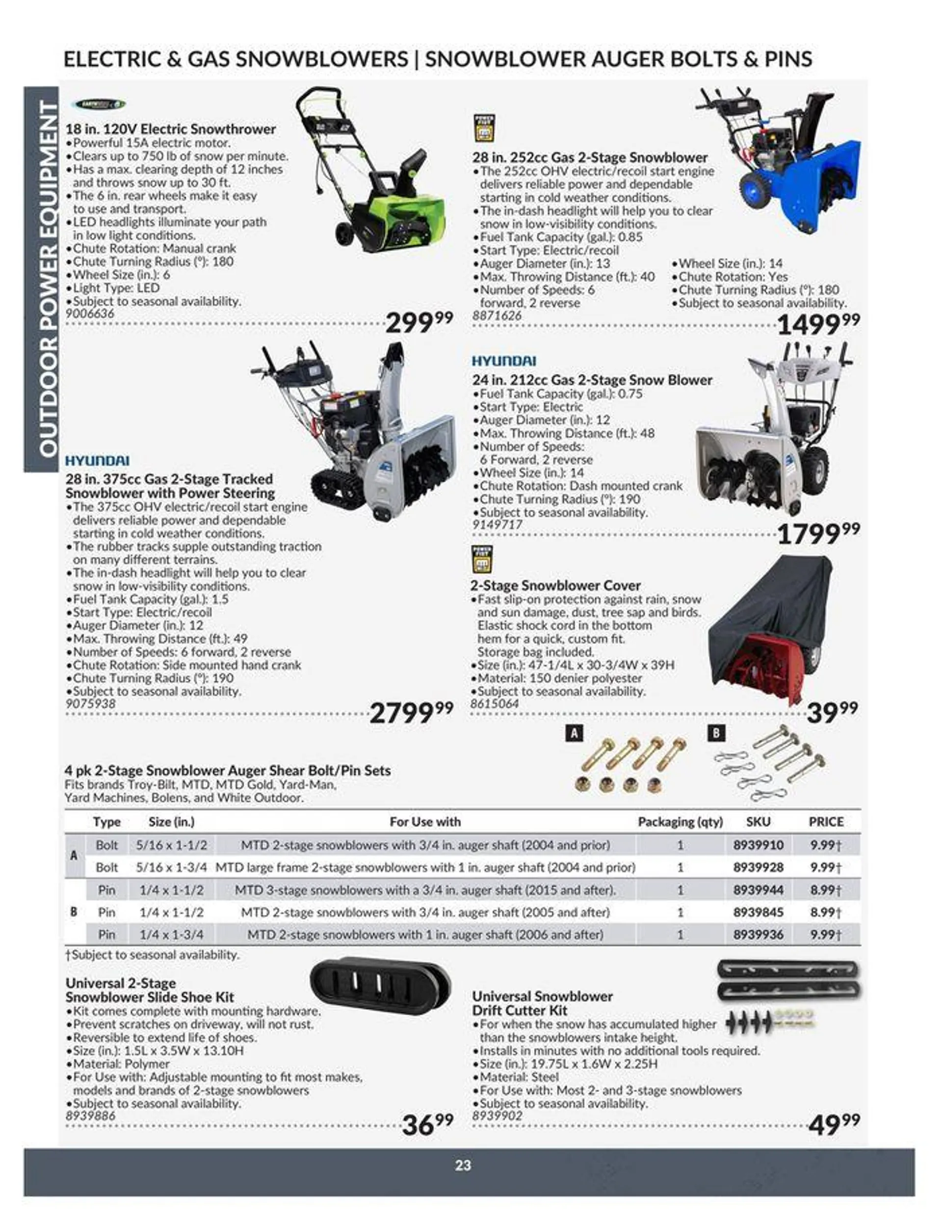 OUTDOOR POWER EQUIPMENT from April 23 to April 22 2025 - flyer page 23