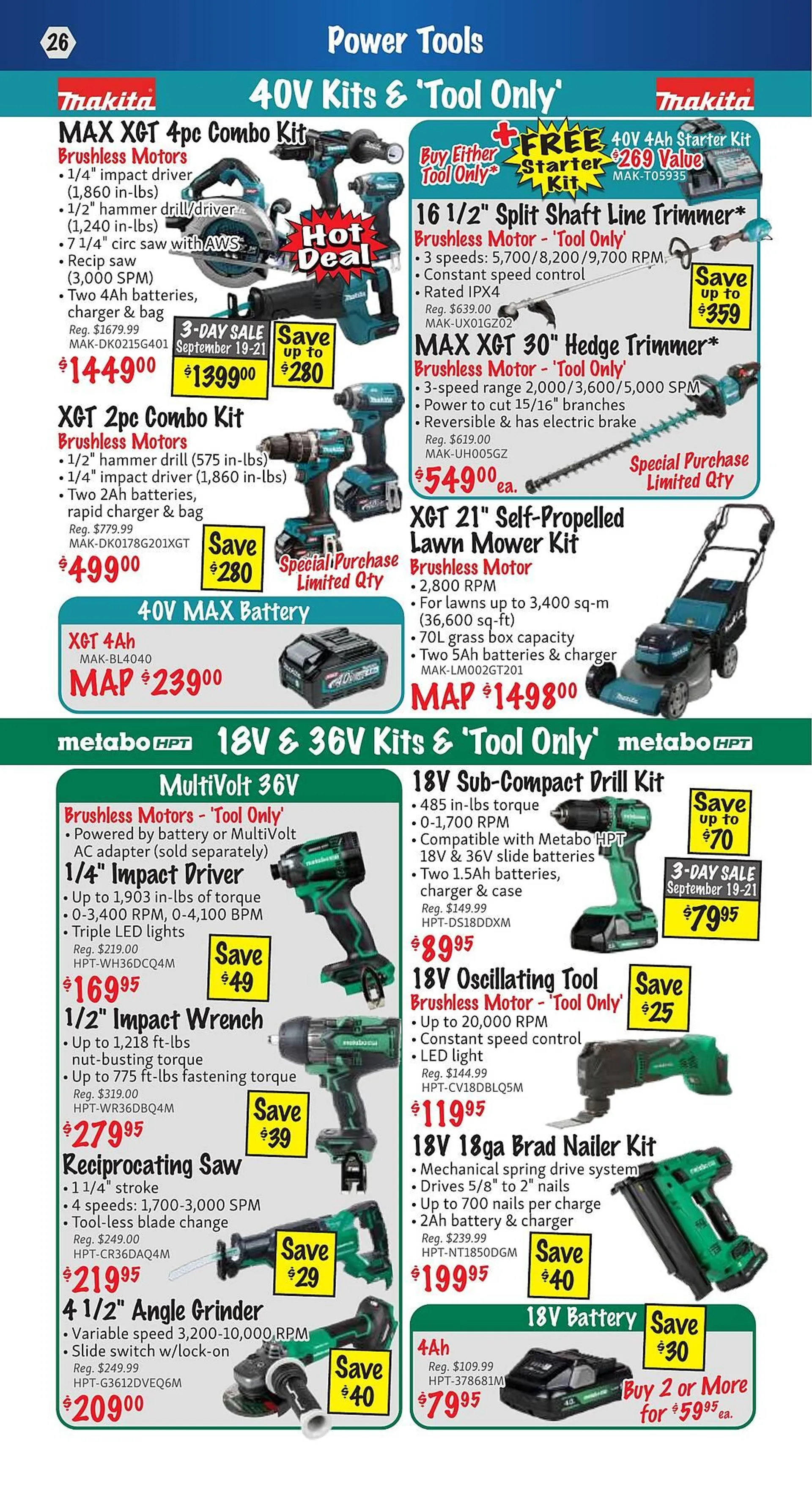 KMS Tools flyer from September 1 to September 30 2024 - flyer page 26