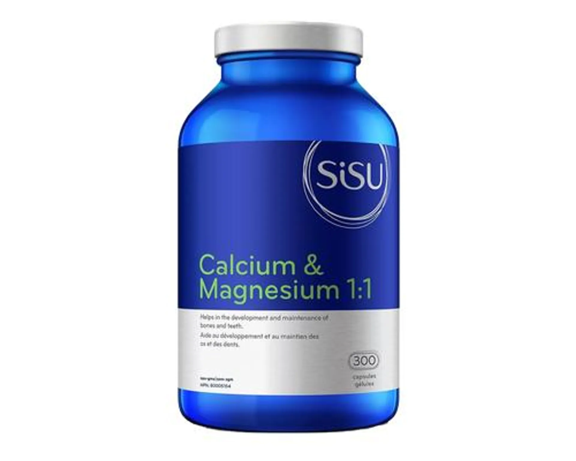 Sisu Calcium & Magnesium 1:1 300 Capsules