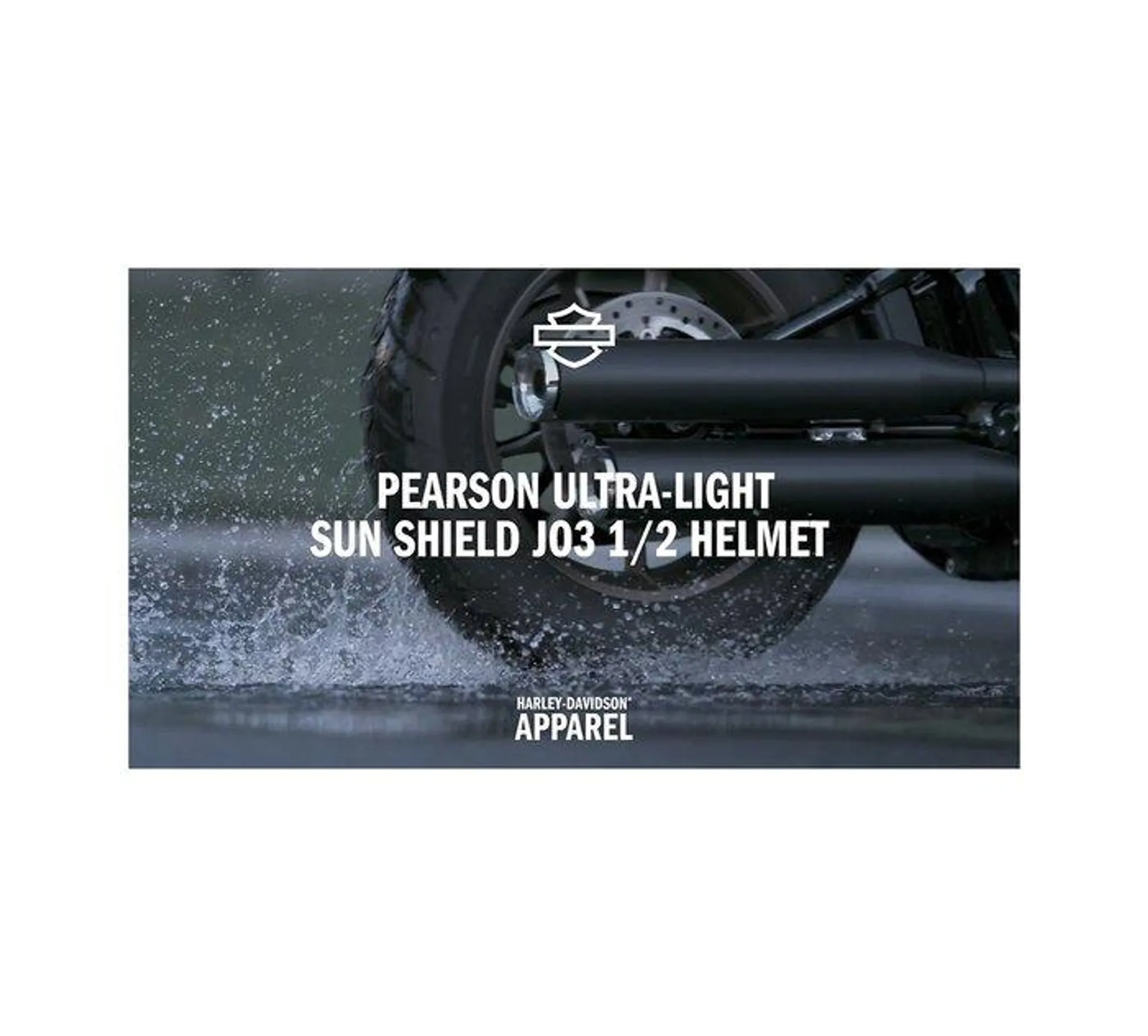 Pearson Ultra-Light Sun Shield J03 1/2 Helmet