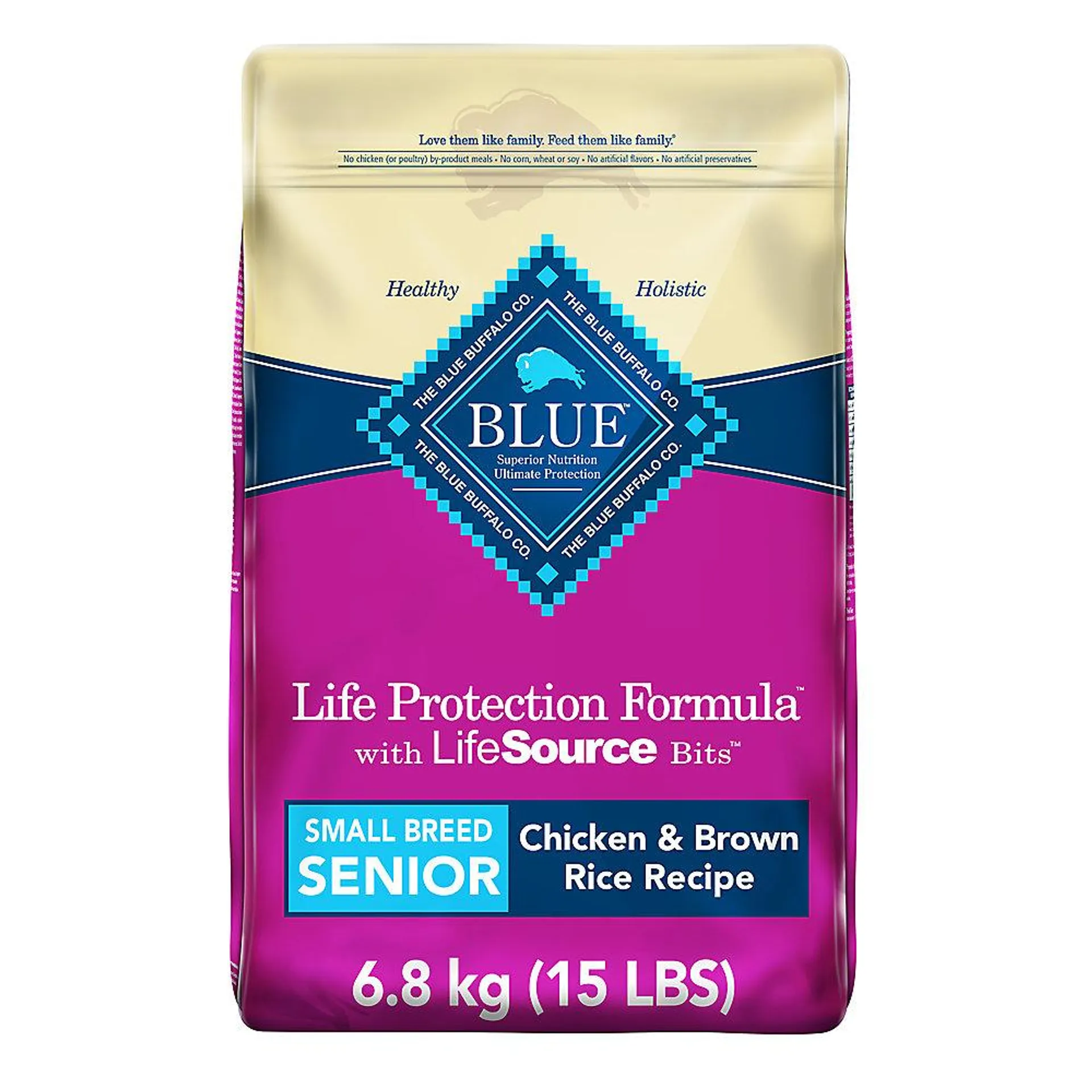 Blue Buffalo® Life Protection Formula™ Small Breed Senior Dry Dog Food - Natural, Chicken