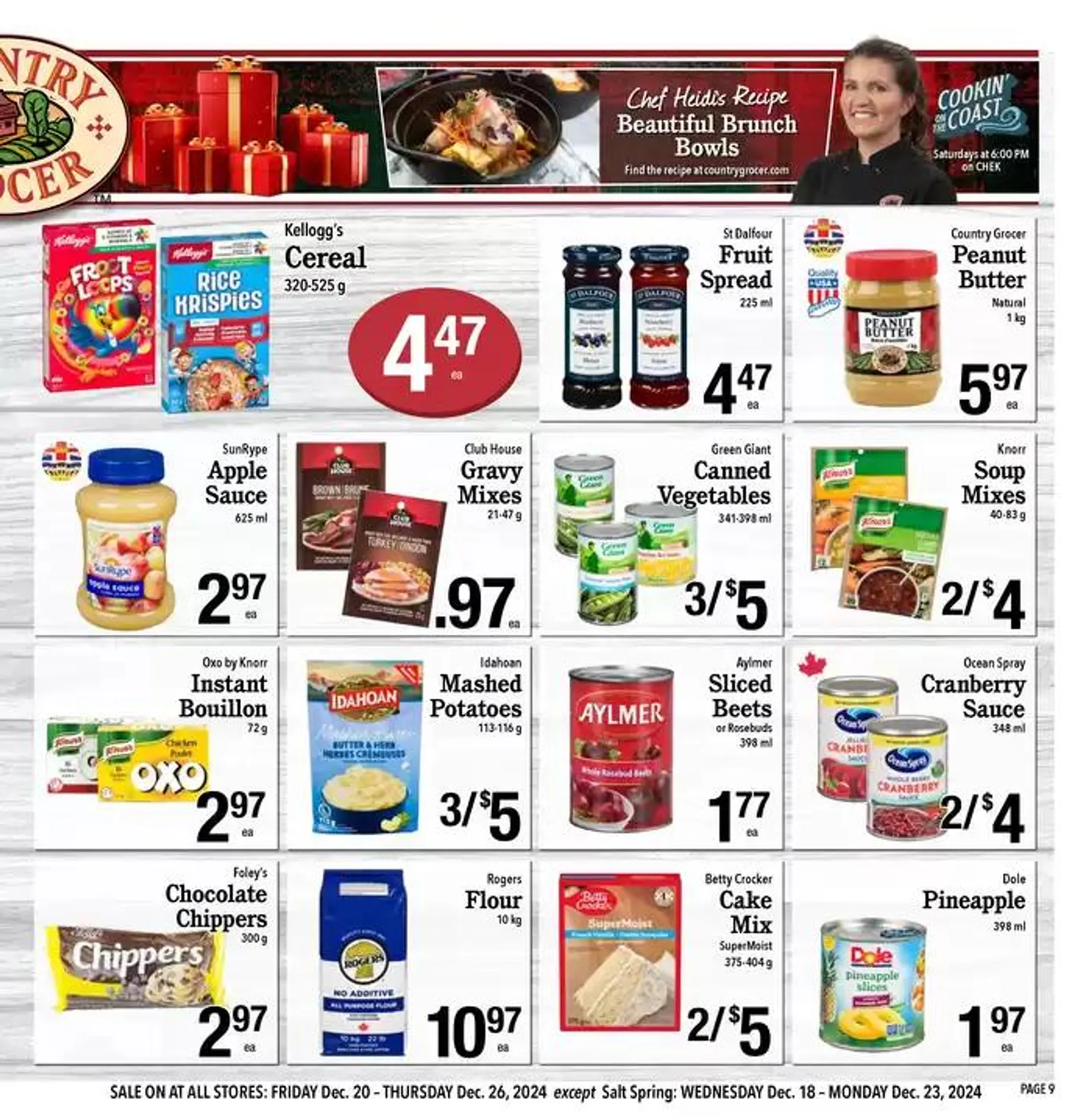 Exclusive bargains from December 18 to January 1 2025 - flyer page 9