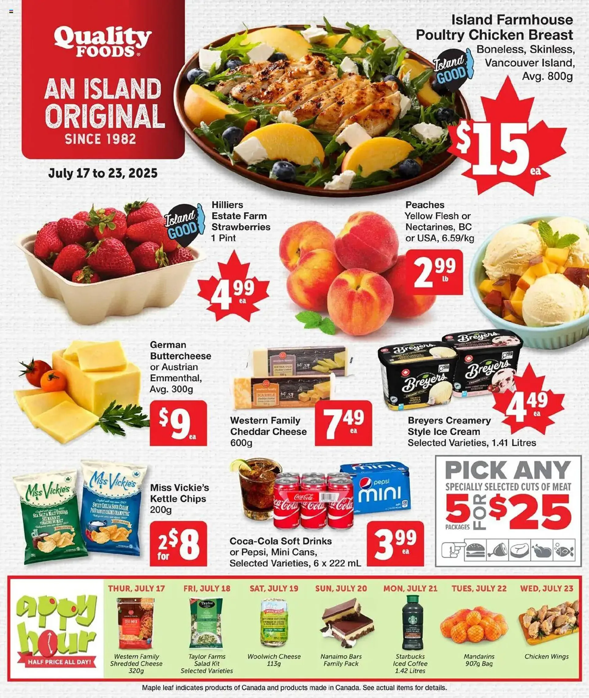 Quality Foods flyer from July 17 to July 23 2025 - flyer page 1
