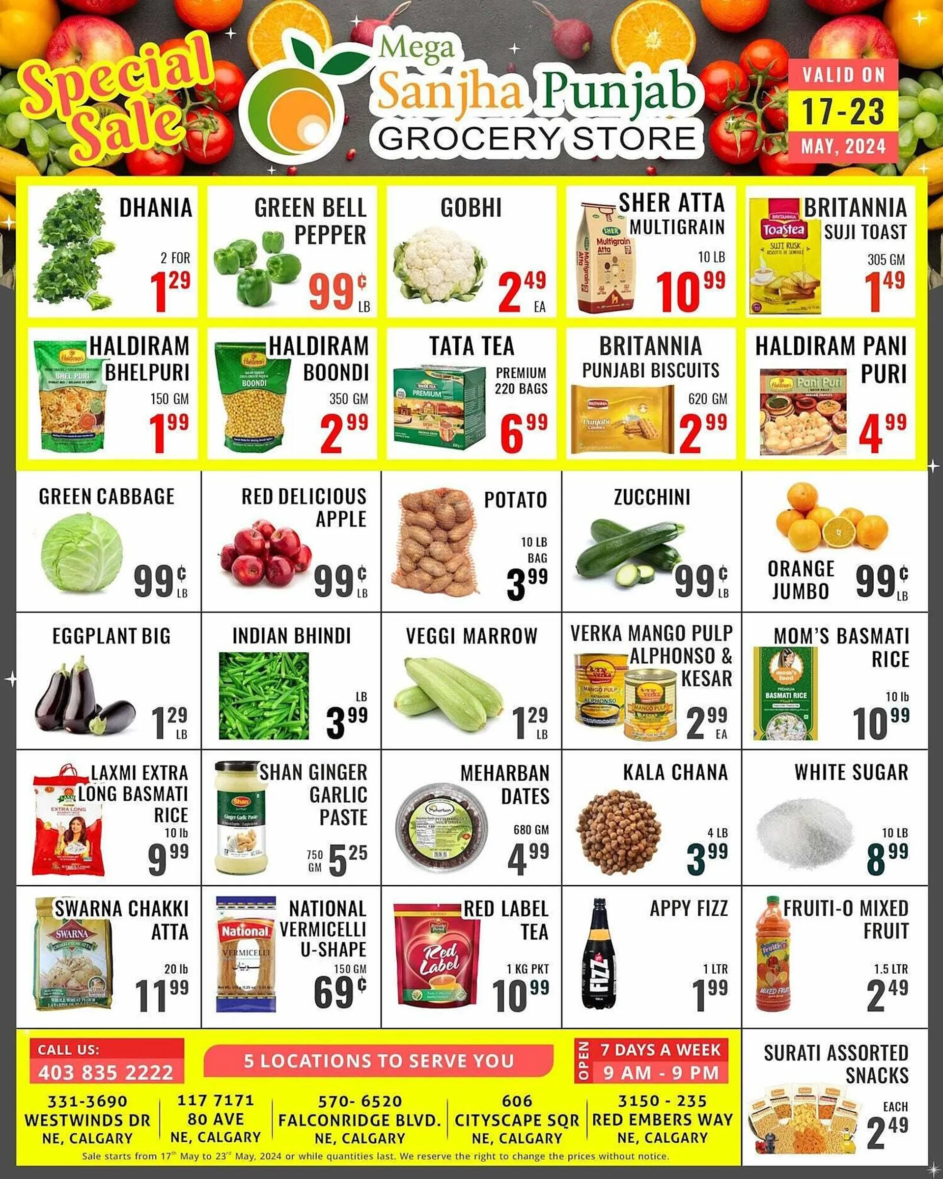 Mega Sanjha Punjab Grocery Store flyer - 1