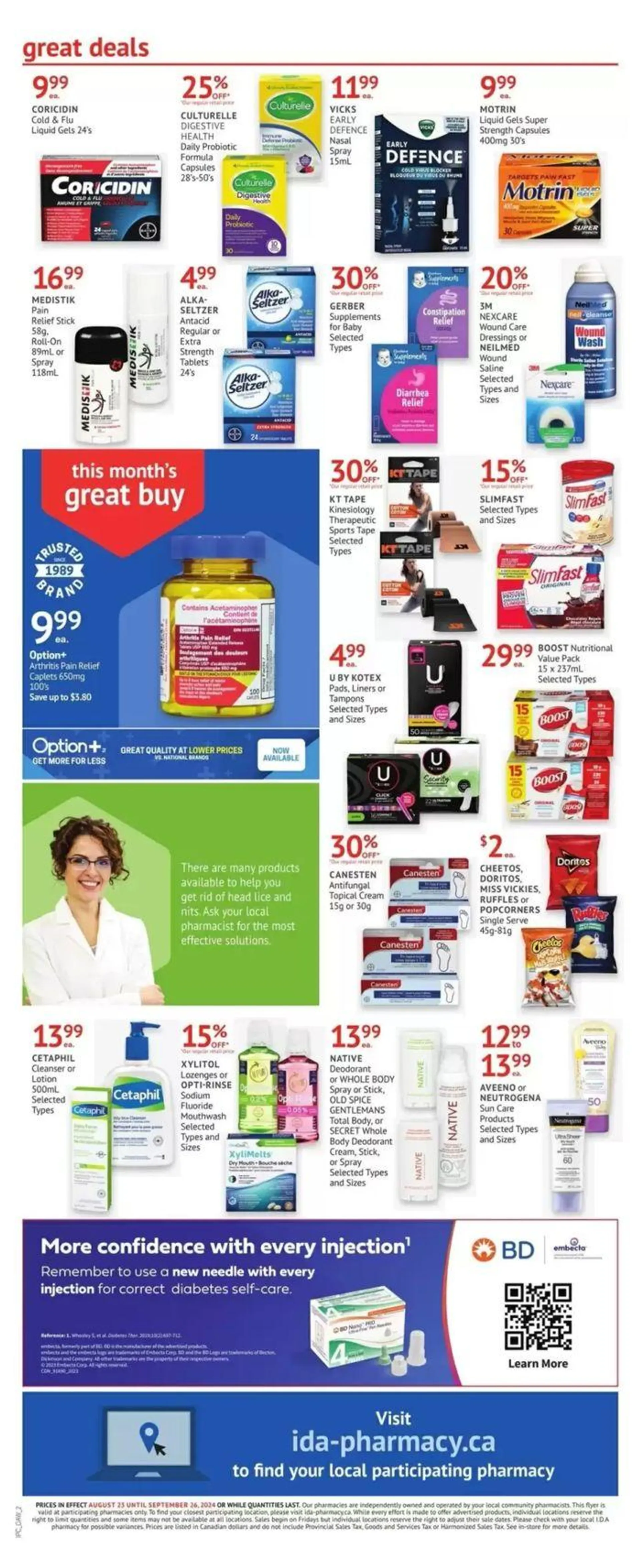 Current deals and offers from August 27 to September 26 2024 - flyer page 2