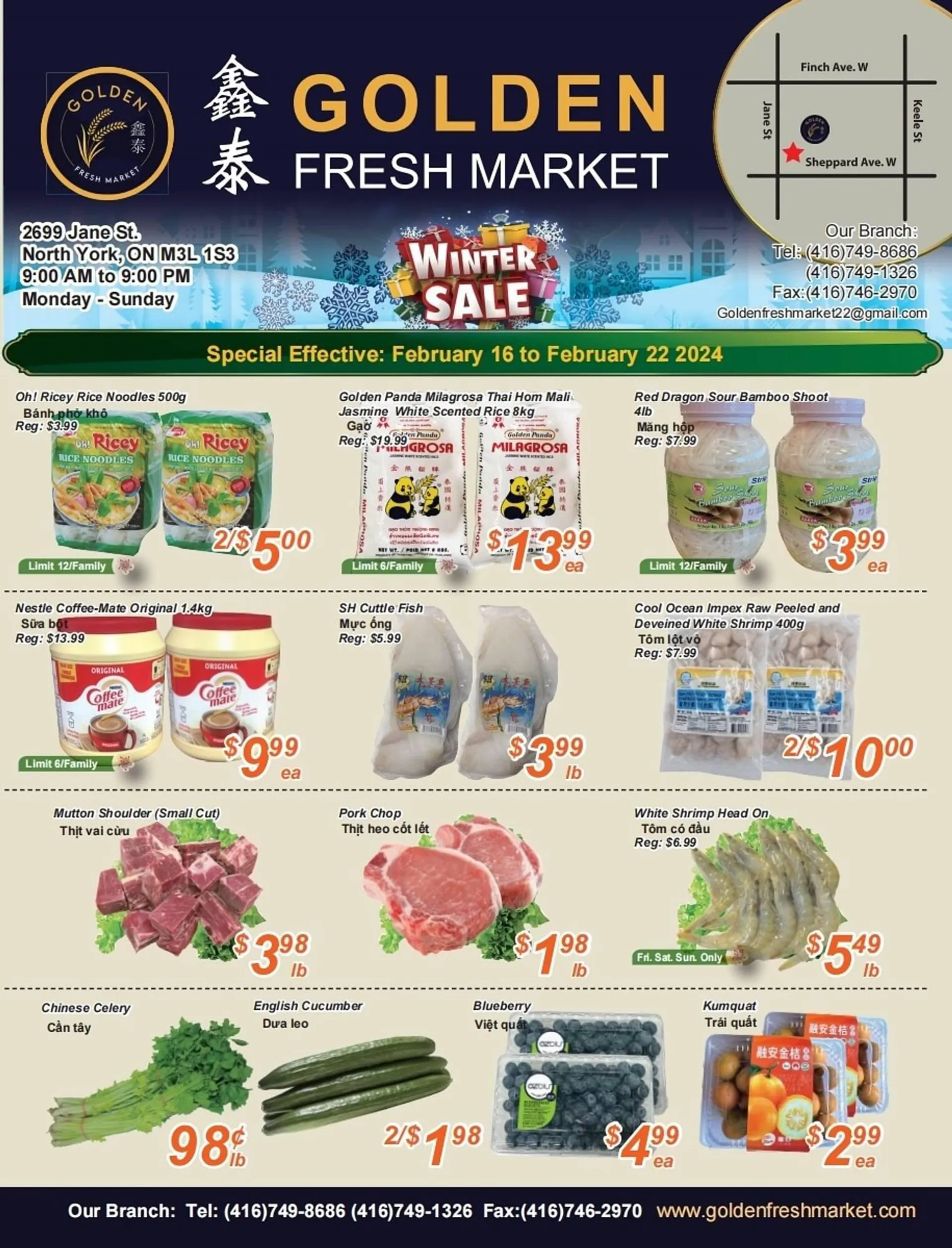 Golden Fresh Market flyer from February 16 to February 22 2024 - flyer page 