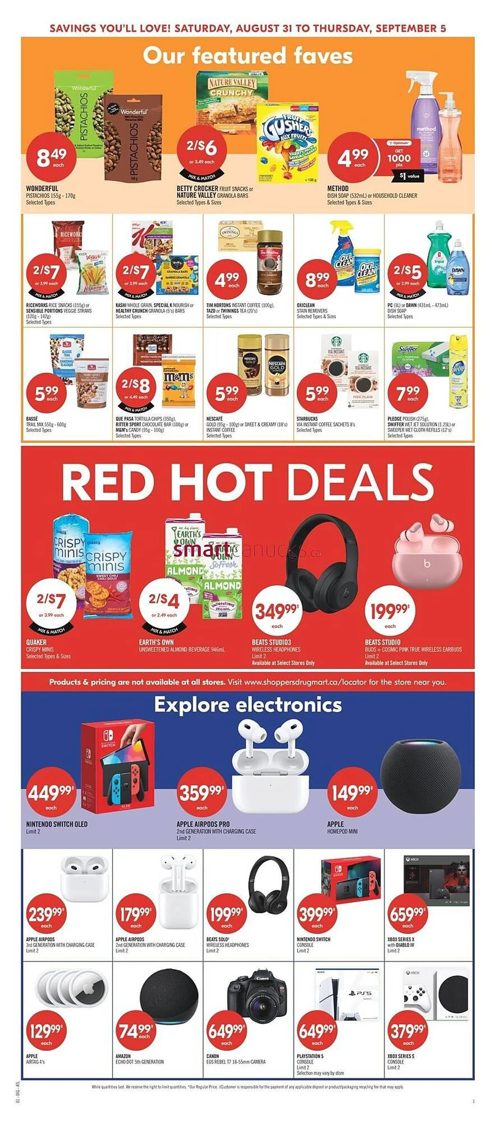 Shoppers Drug Mart flyer from August 30 to September 2 2024 - flyer page 9