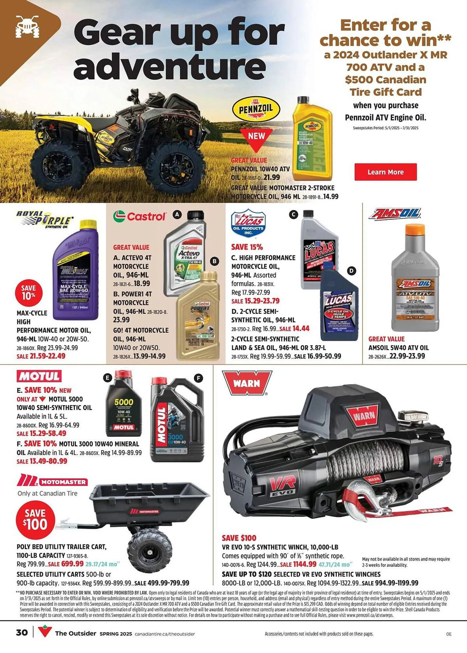 Canadian Tire flyer from May 8 to May 28 2025 - flyer page 30