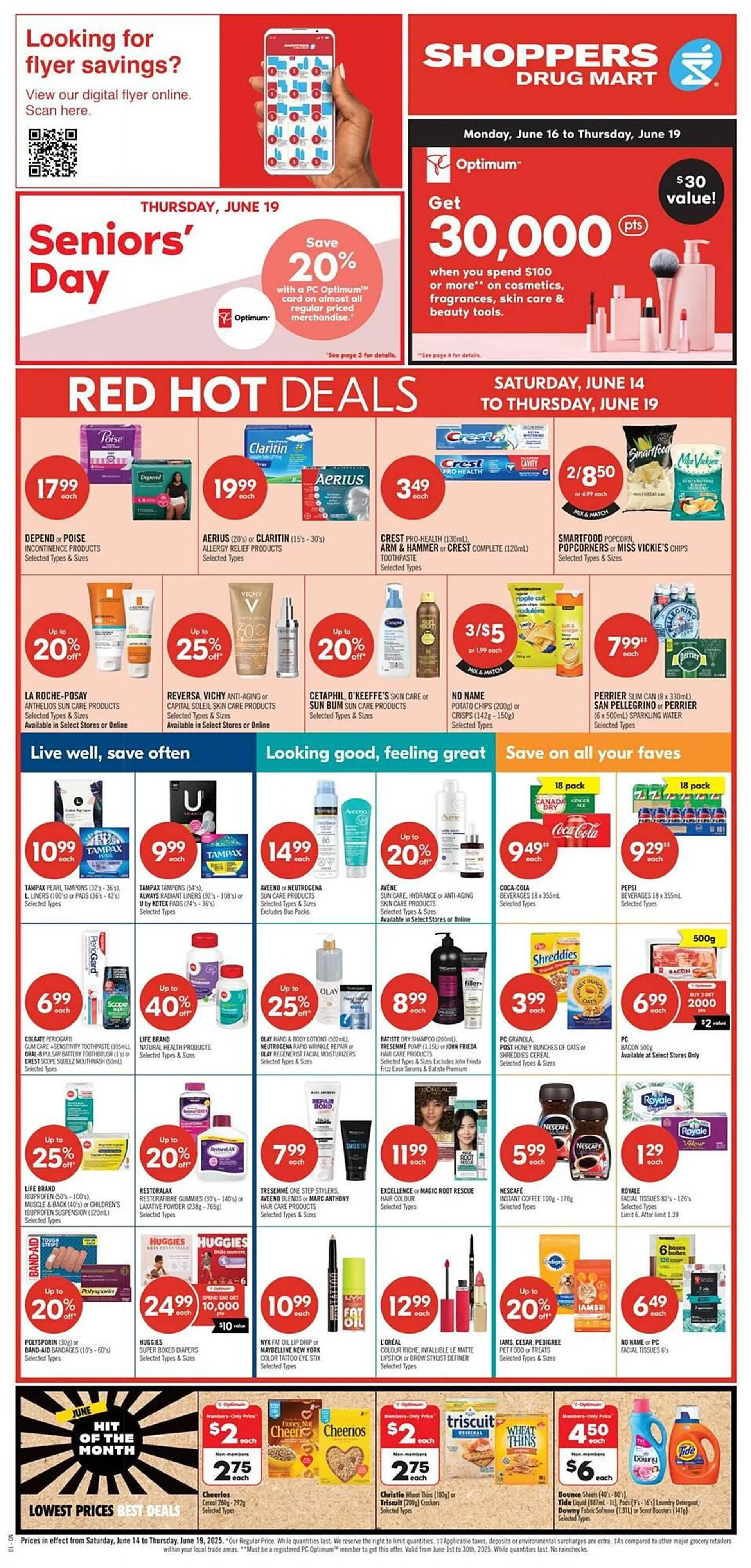 Shoppers Drug Mart flyer from June 14 to June 20 2025 - flyer page 1