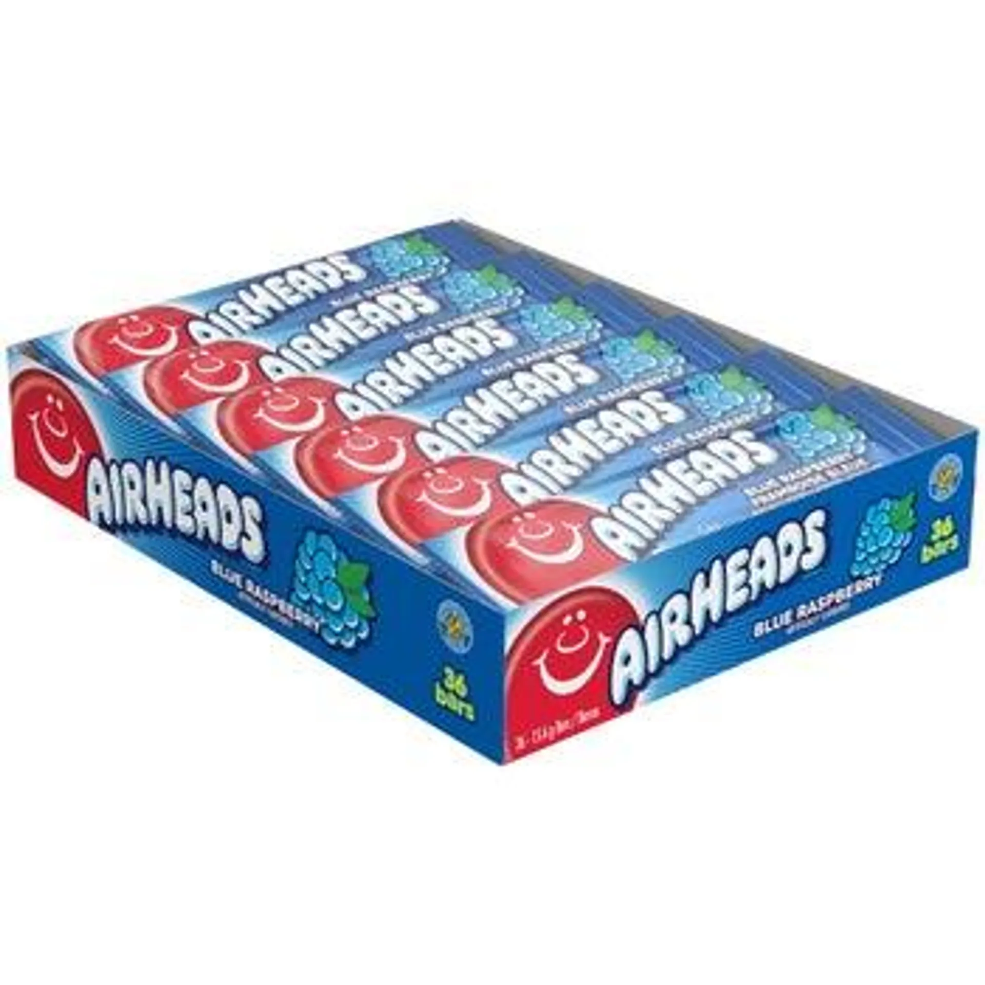 Airheads Blue Raspberry Candies, 36 × 15.6 g