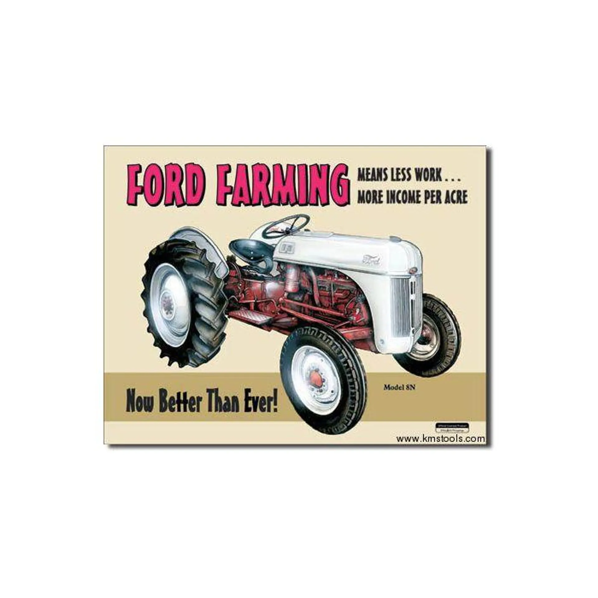 Ford Farming 8N Tin Sign