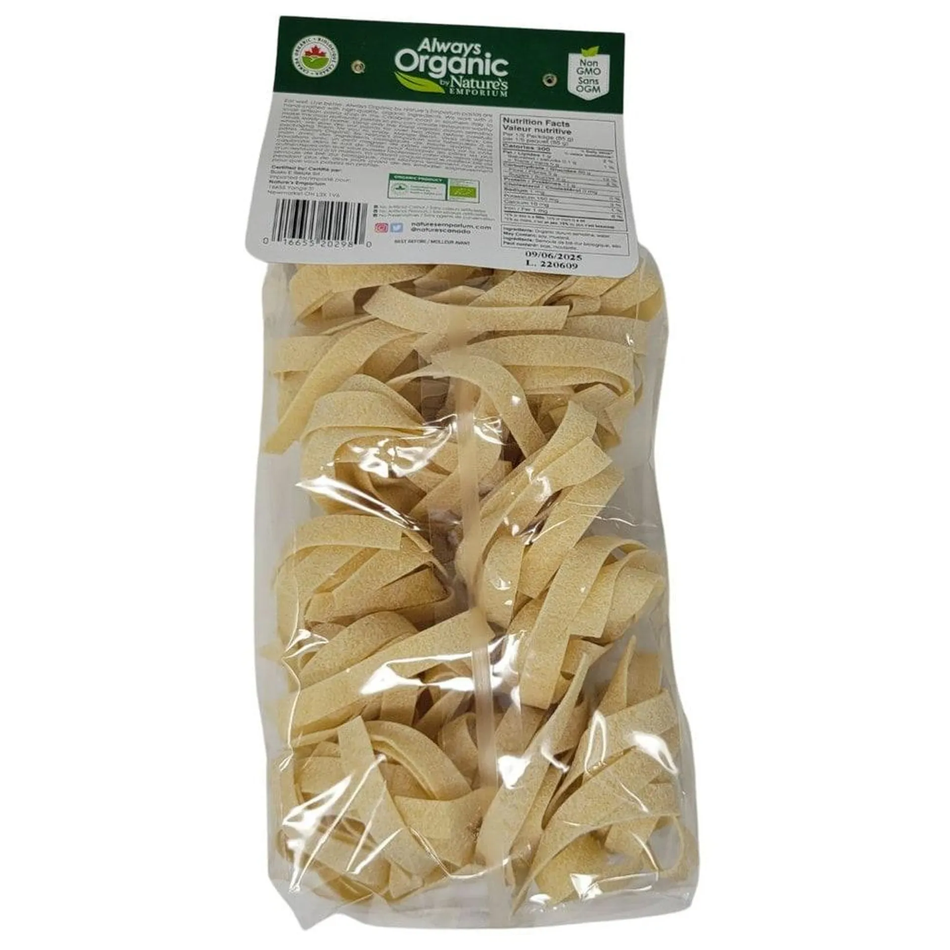 Always Organic Artisan Pasta Pappardelle Org 454 g