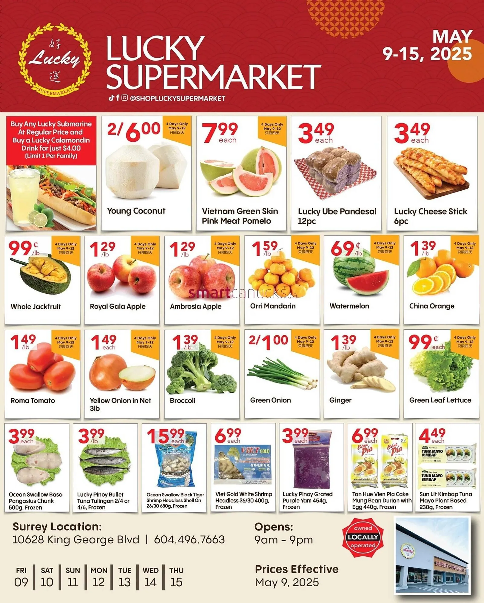 Lucky Supermarket flyer - 1
