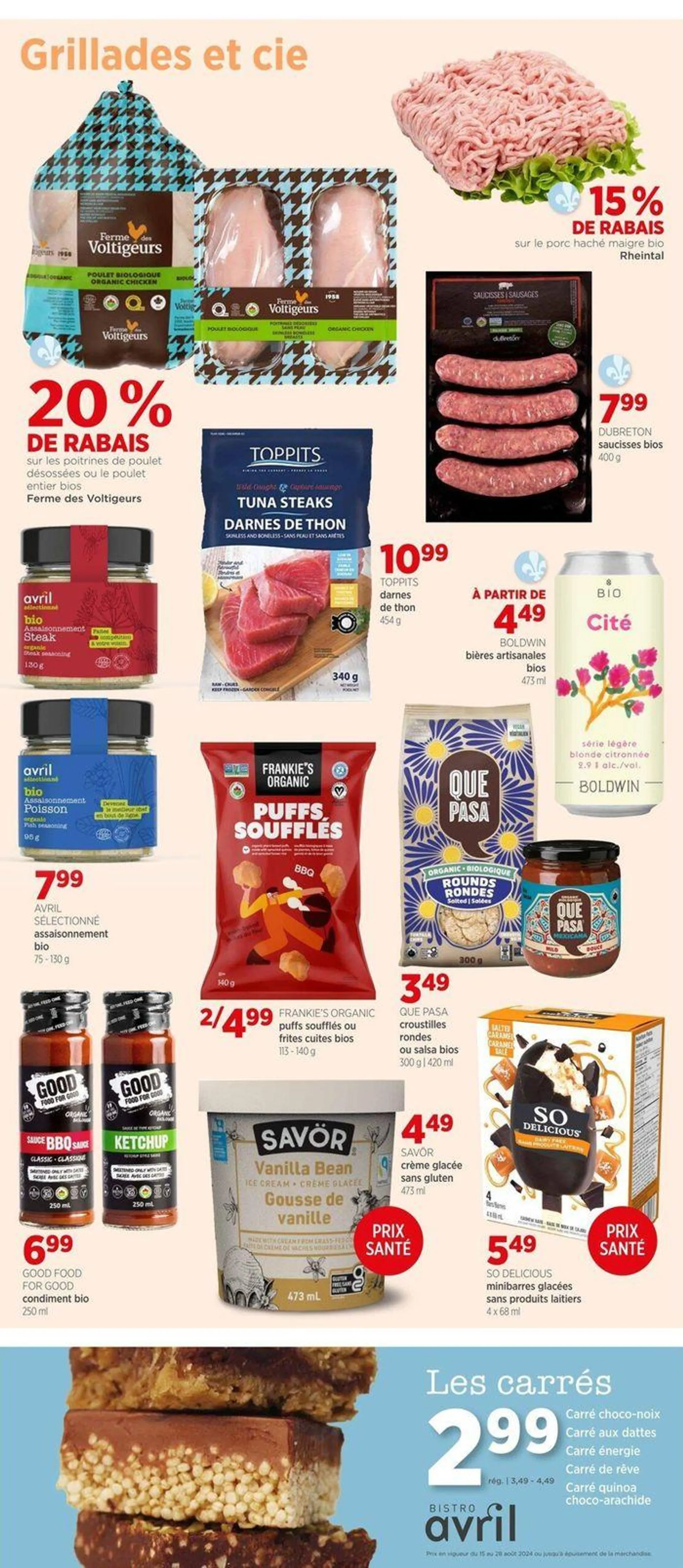 Avril Supermarche Sante from August 15 to August 21 2024 - flyer page 3