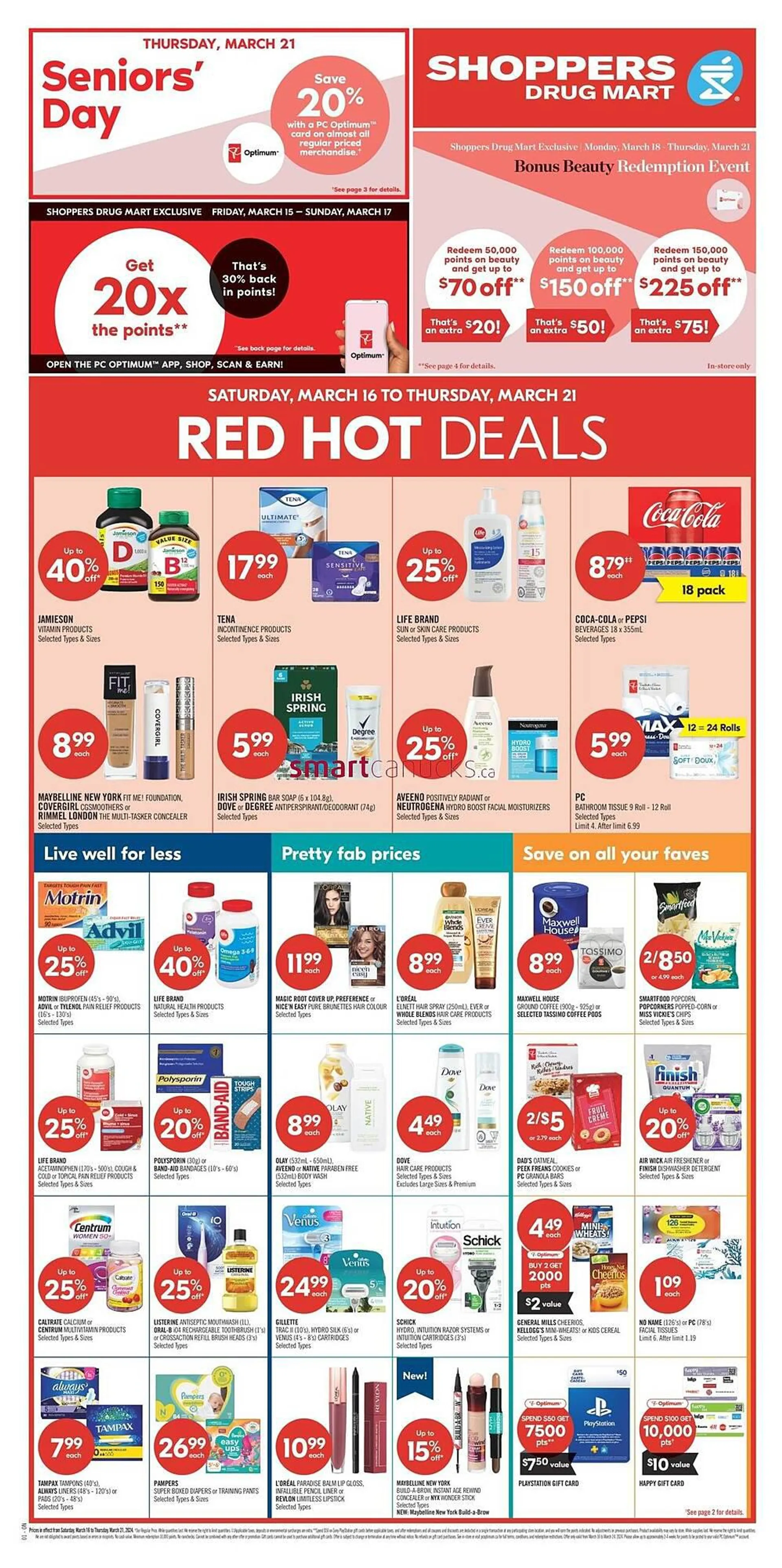 Shoppers Drug Mart flyer from March 14 to March 20 2024 - flyer page 2