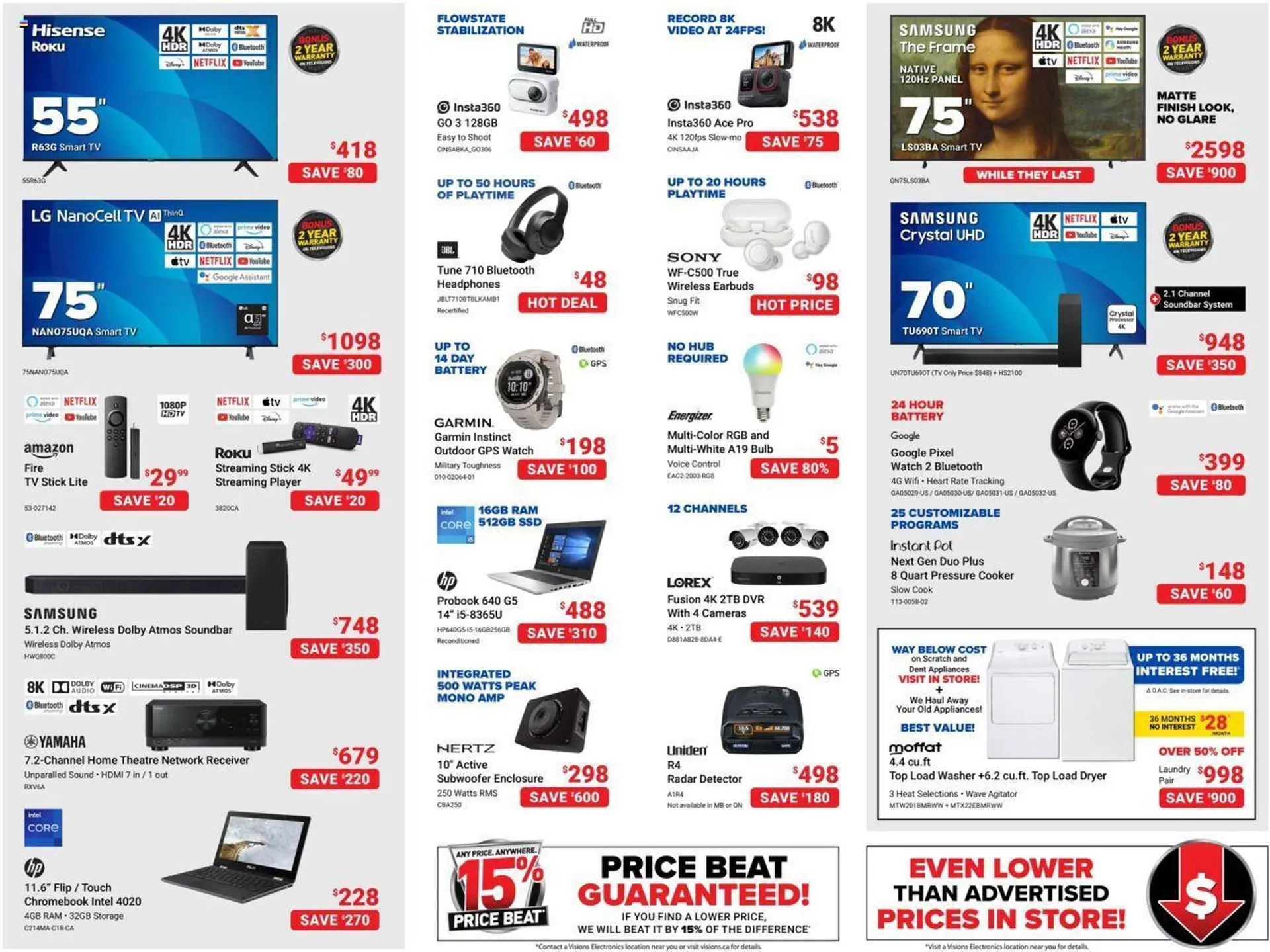 Visions Electronics flyer from March 22 to March 28 2024 - flyer page 2