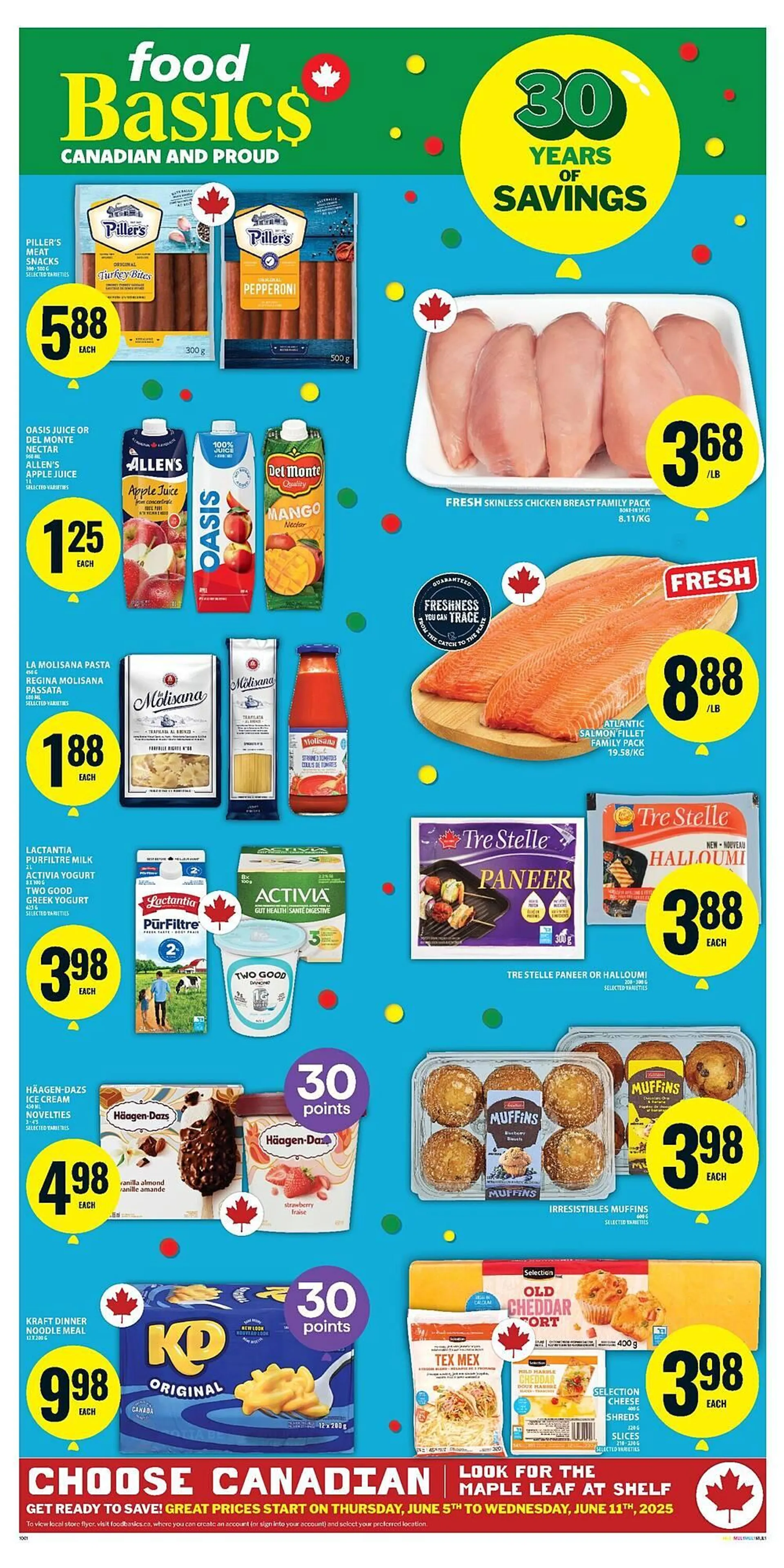 Food Basics flyer from June 5 to June 12 2025 - flyer page 1