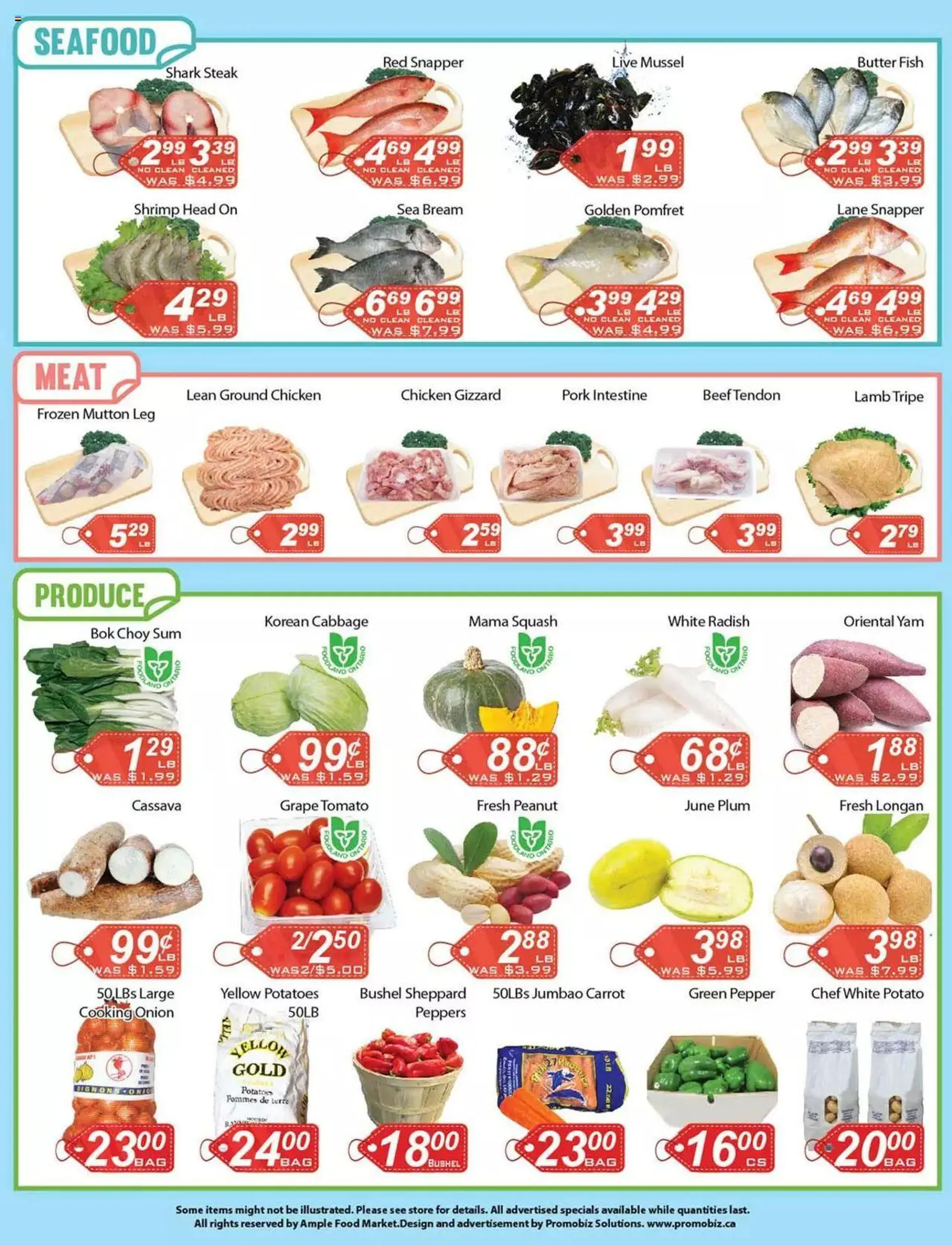 Ample Food Market flyer / circulaire - 1