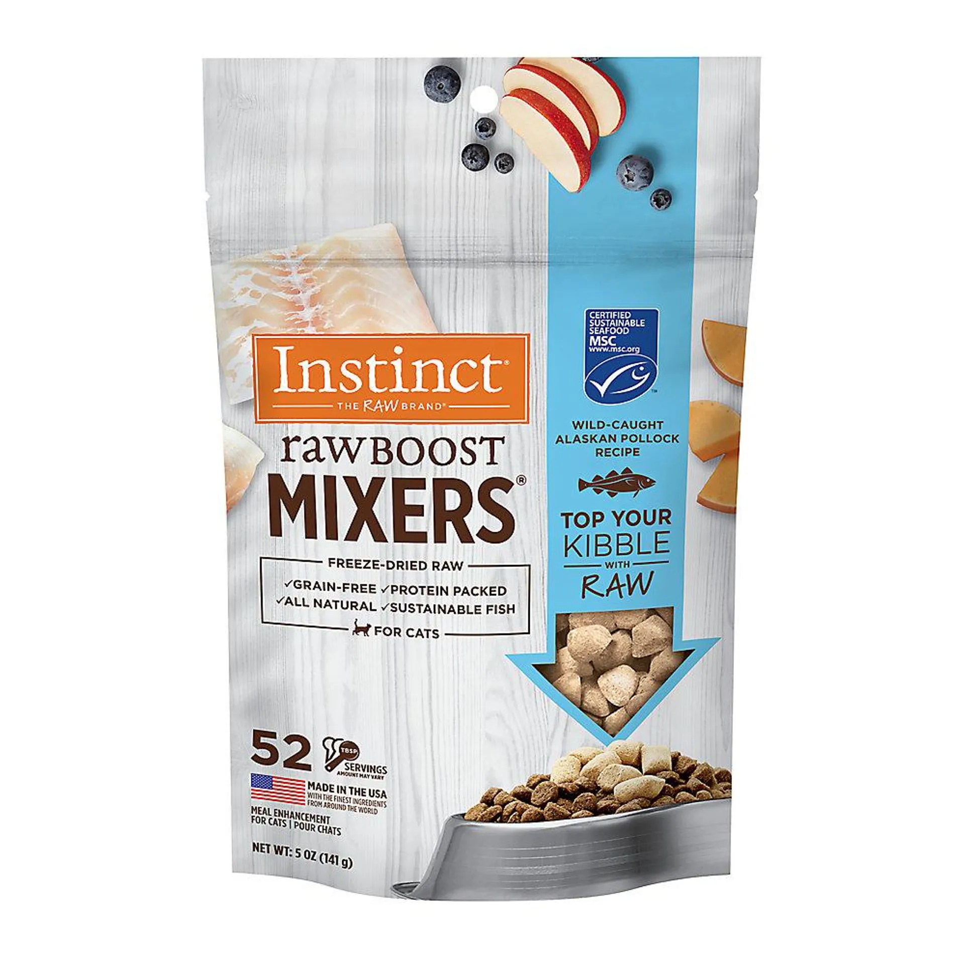 Instinct® Rawboost Mixers® Cat Food - Natural, Grain Free, Pollock