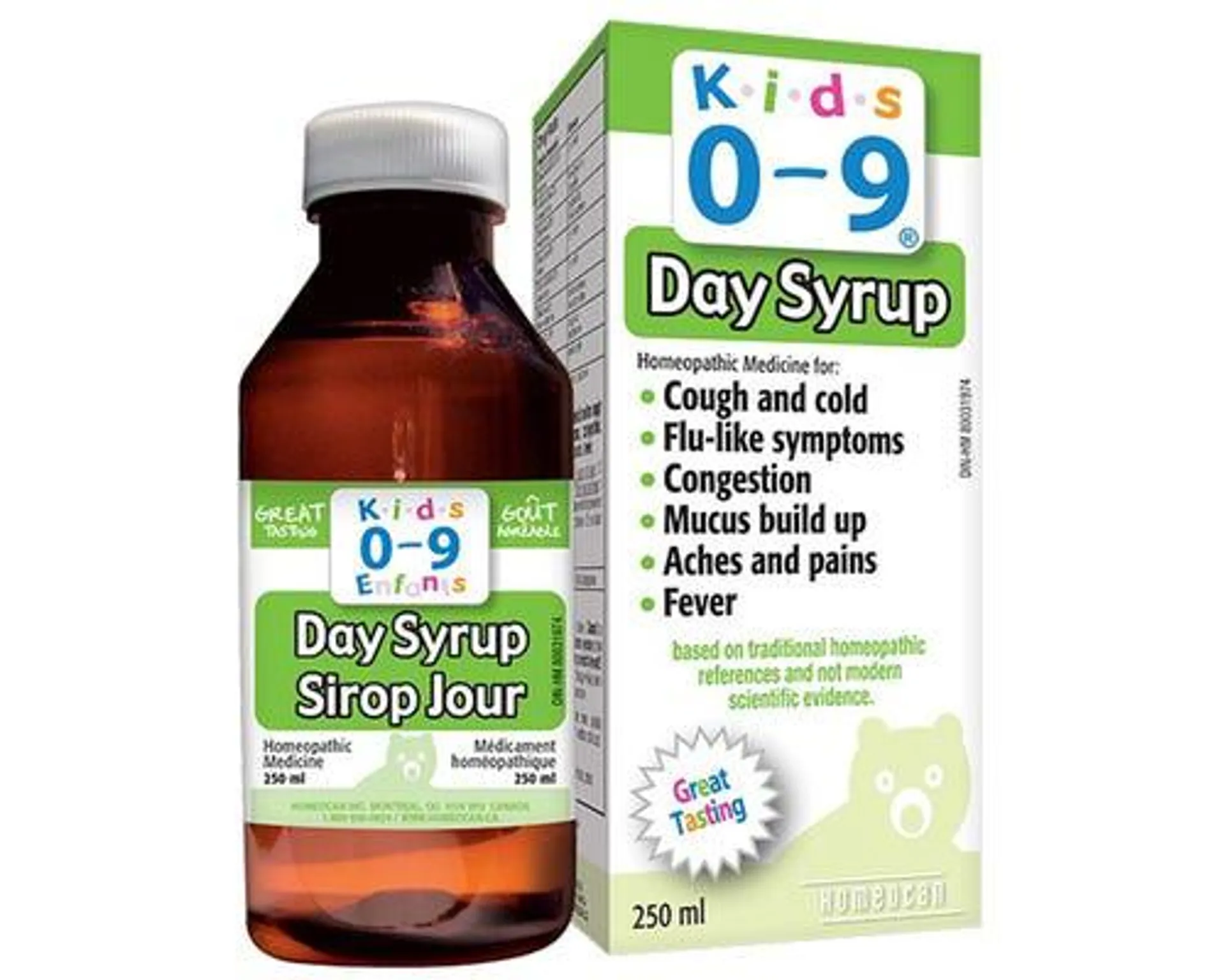 Homeocan Day Syrup Kids 0-9 250mL