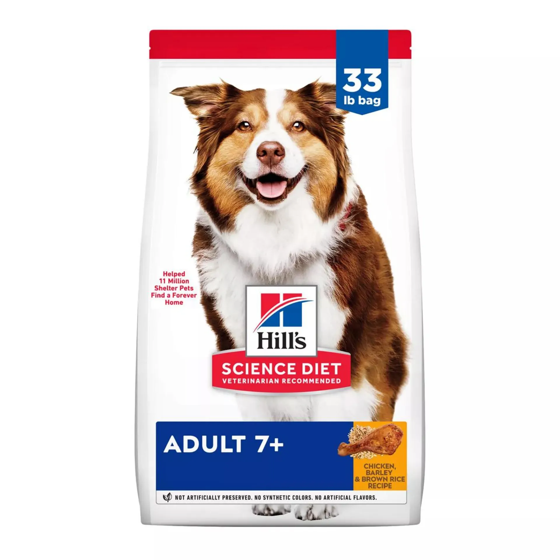 Hill's® Science Diet® Senior 7+ Dry Dog Food - Chicken, Barley & Brown Rice