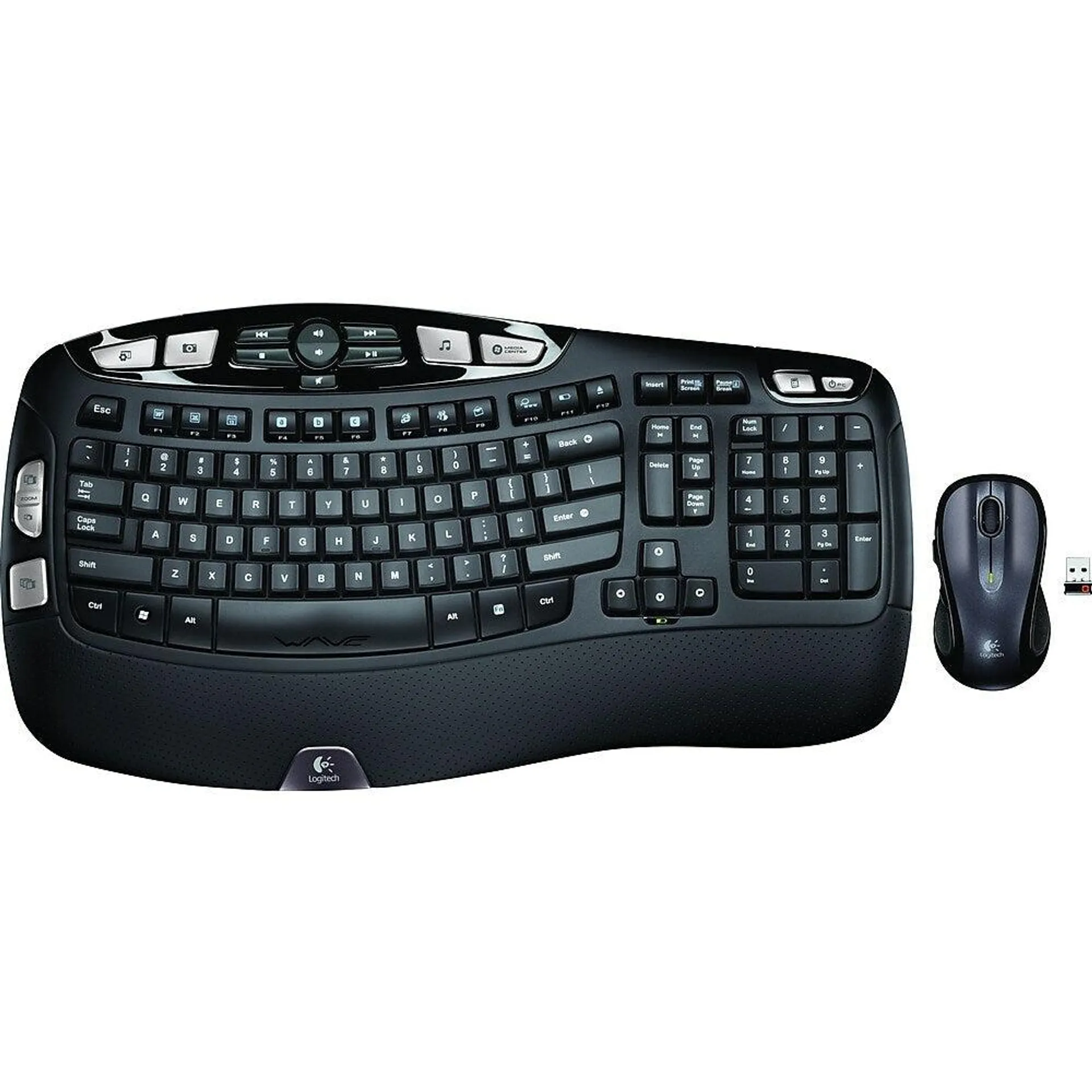 Logitech MK550 Wireless Wave Keyboard and Mouse Combo - French