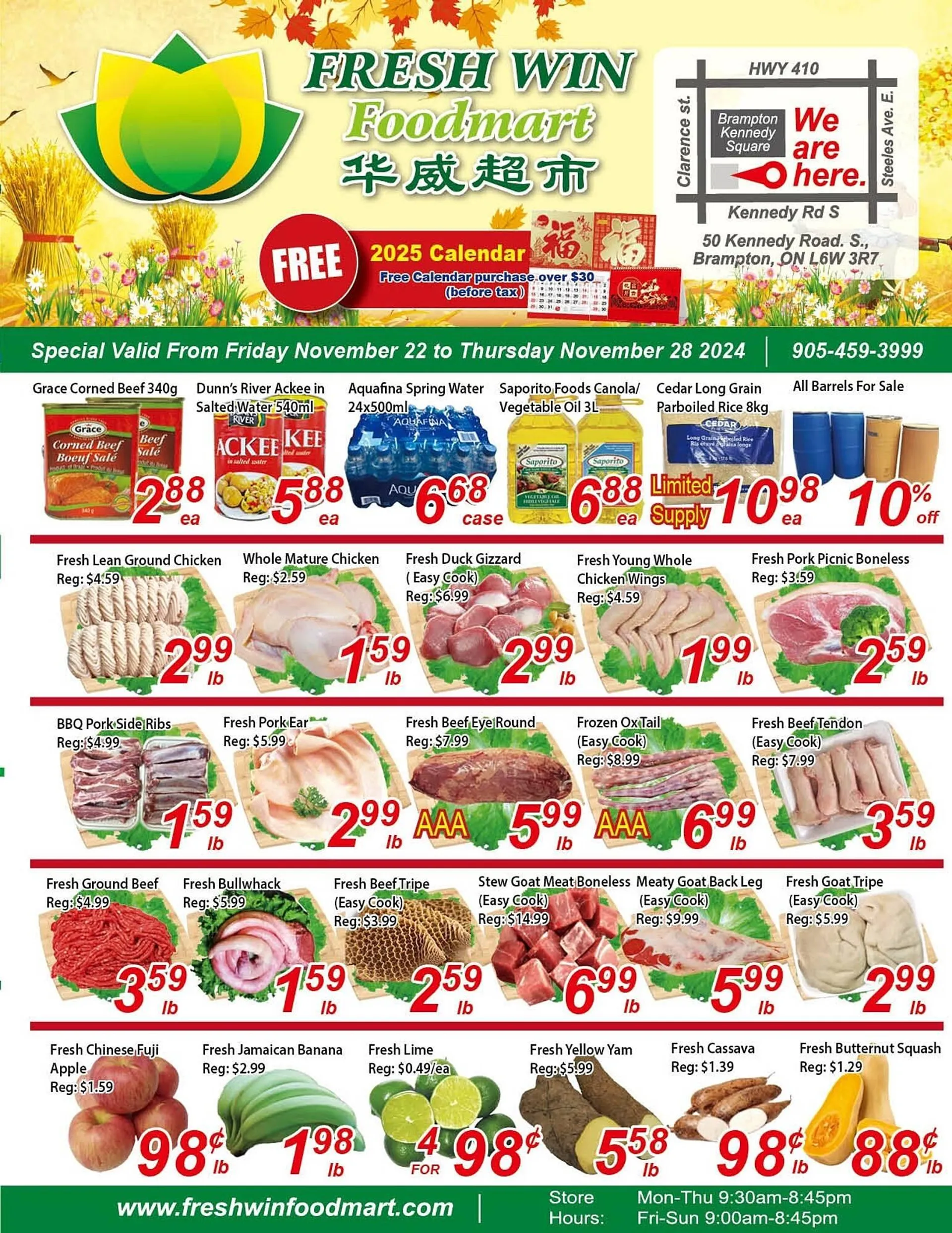 Fresh Win Foodmart flyer - 1