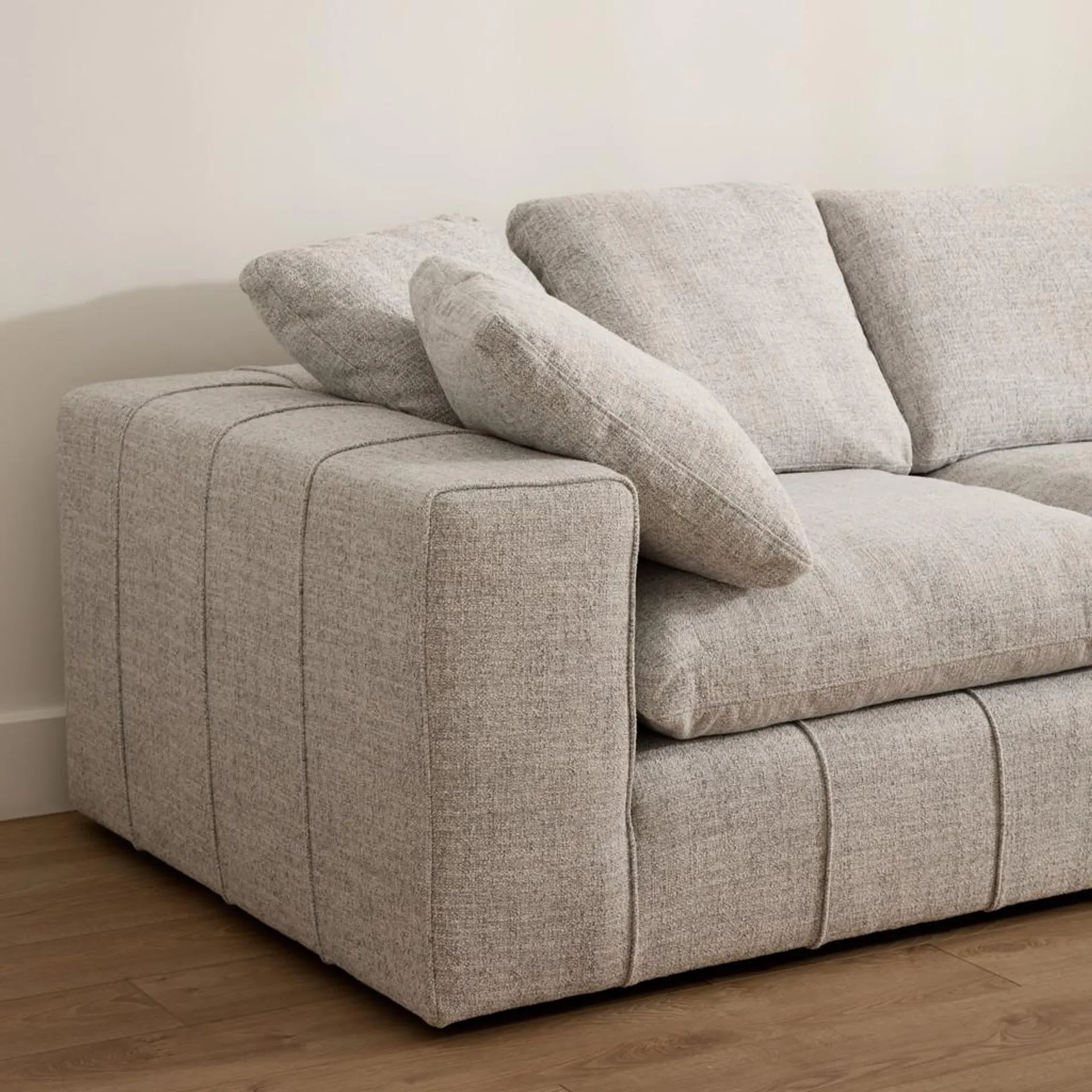 Sofa modulaire en tissu 3 pièces