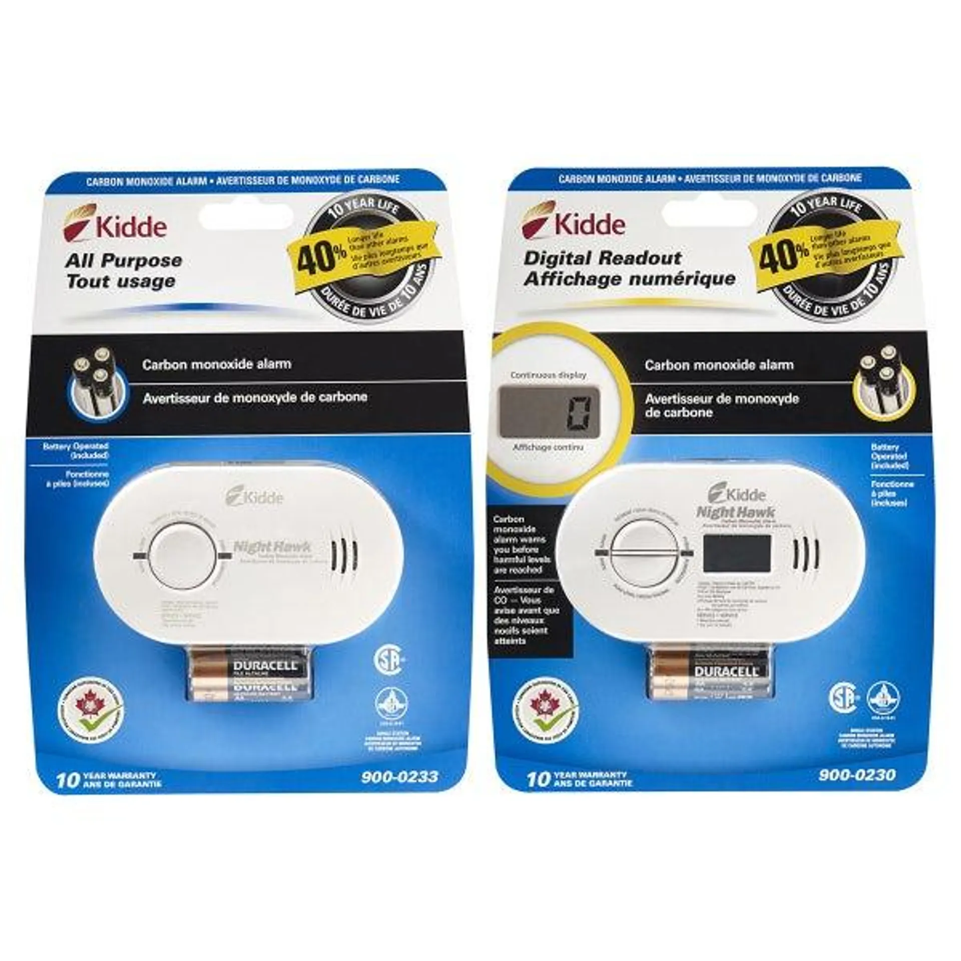 Kidde Battery Operated Carbon Monoxide Alarm Bundle