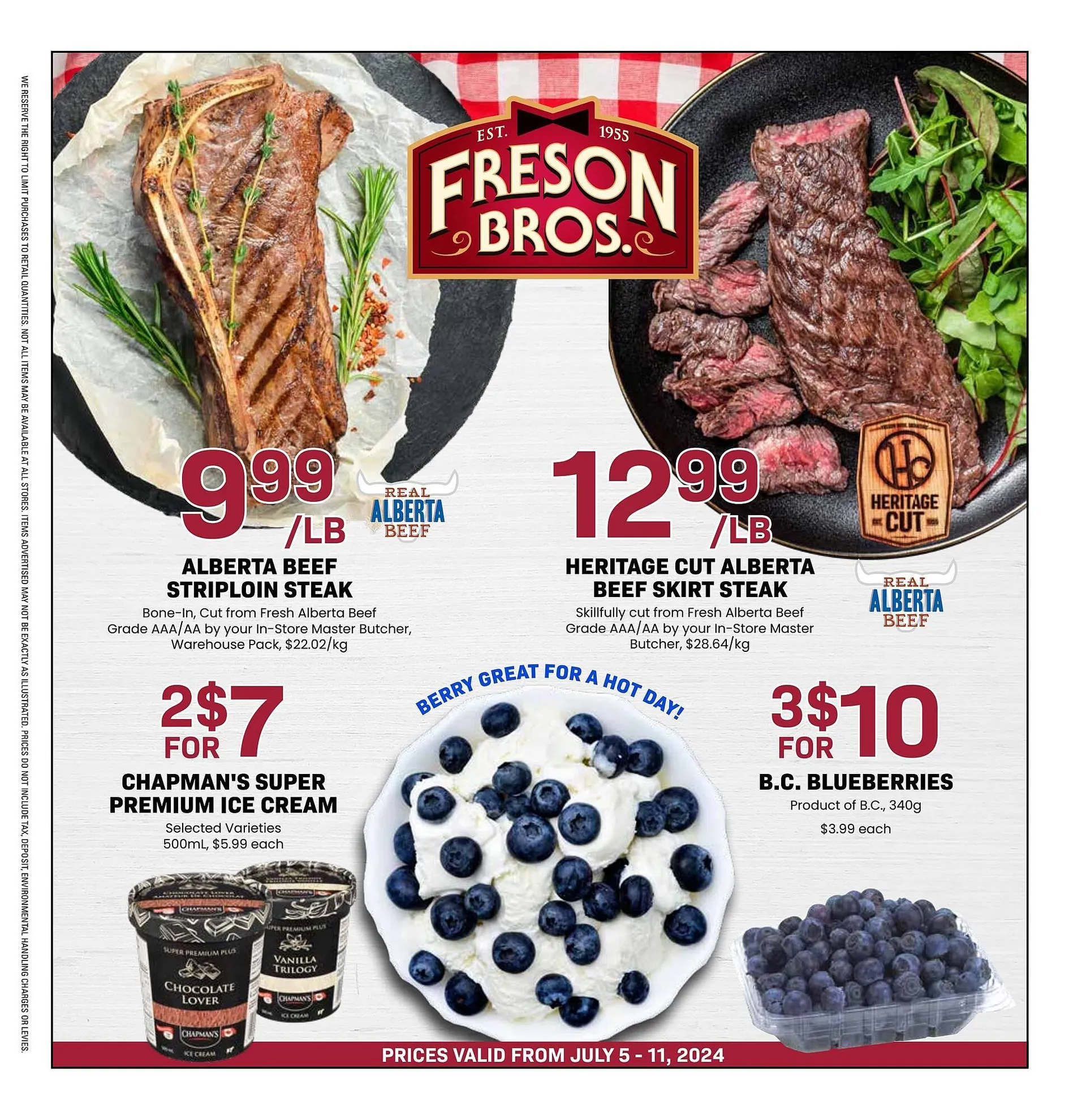 Freson Bros flyer - 1