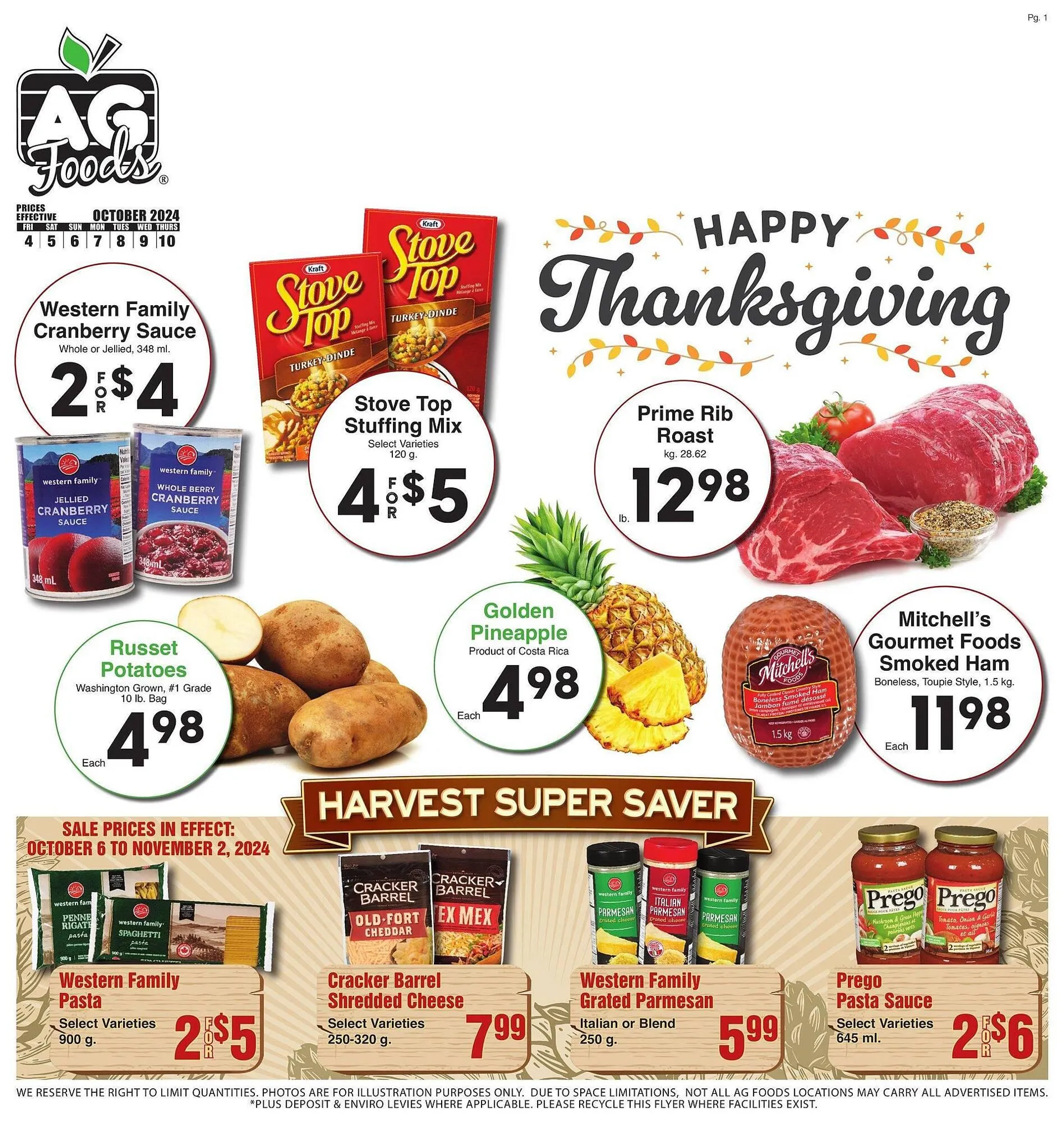 AG Foods flyer - 1