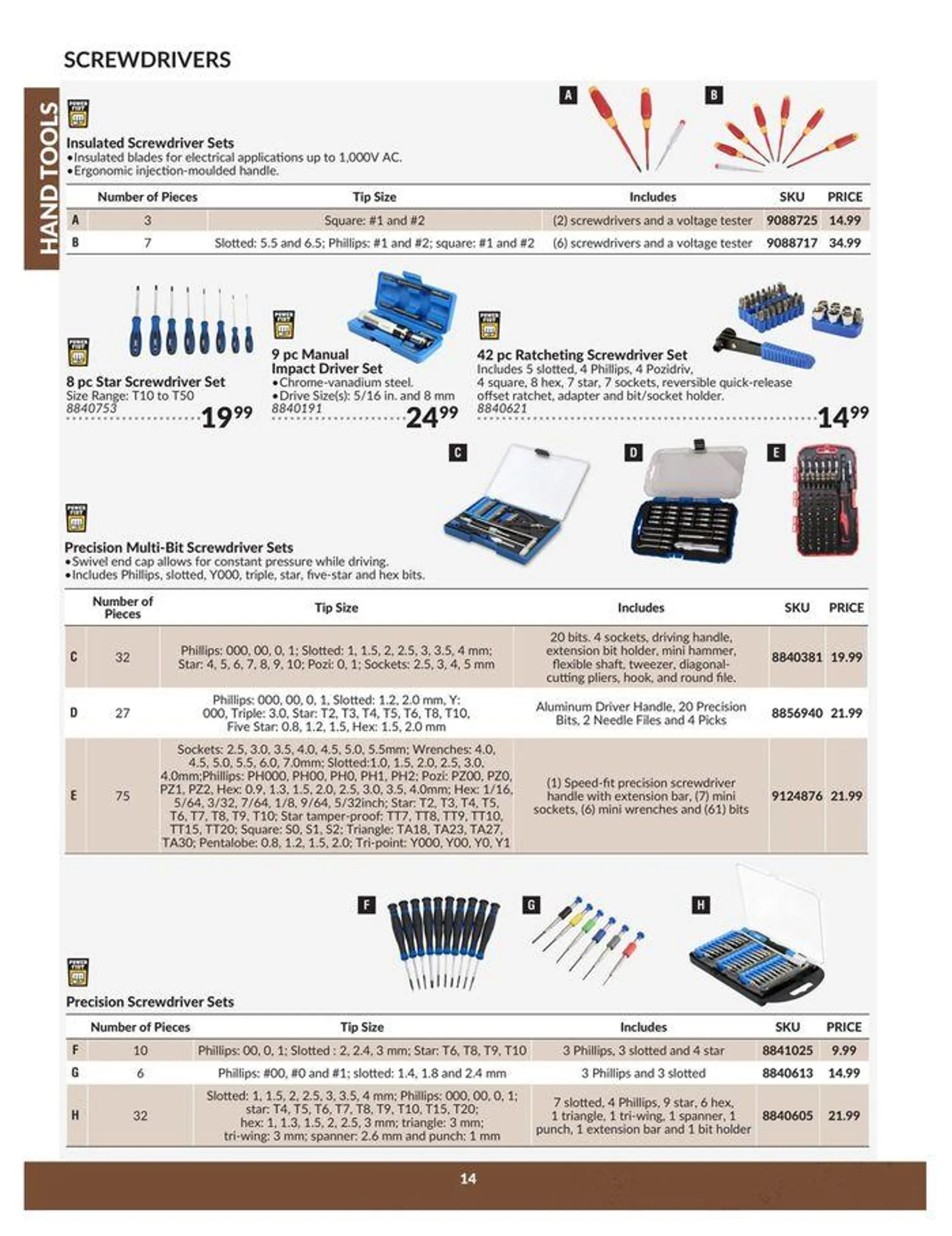 Hand Tools Catalogue from April 23 to April 22 2025 - flyer page 14