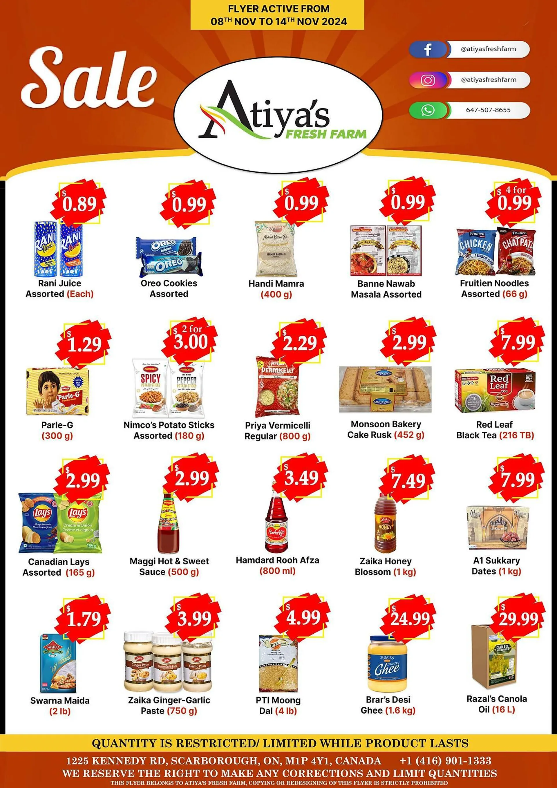 Atiyas Fresh Farm flyer - 1