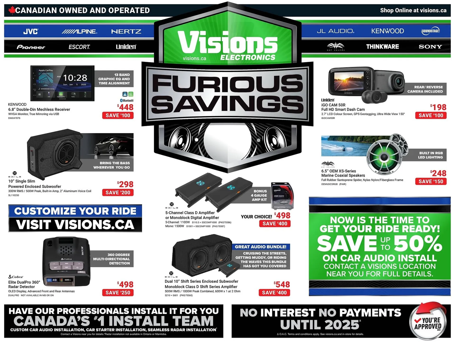 Visions Electronics flyer - 1
