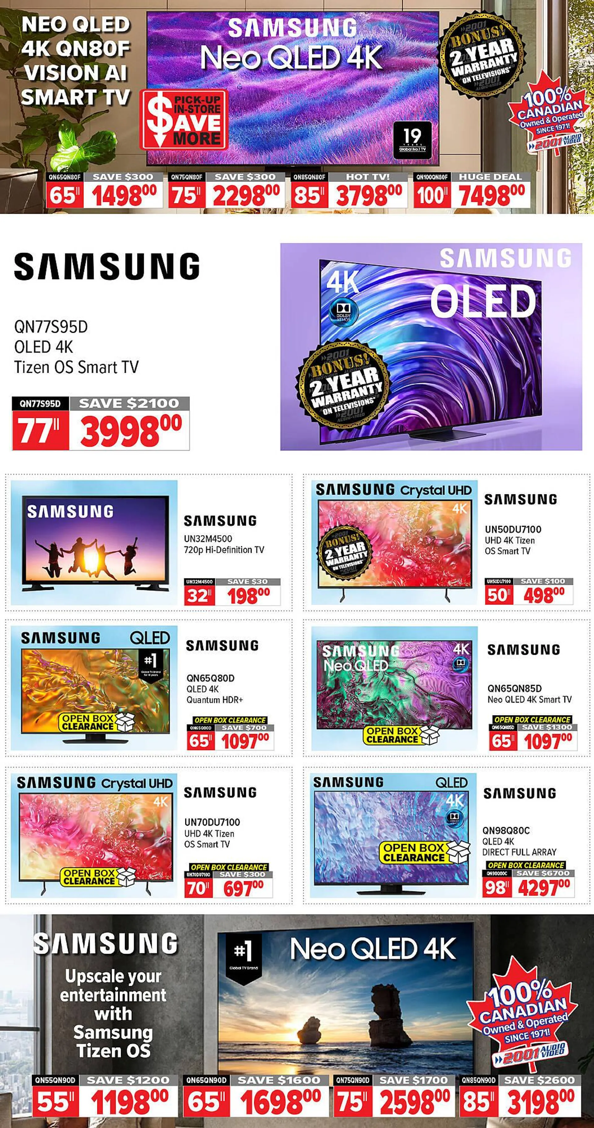 2001 Audio Video flyer from July 18 to July 24 2025 - flyer page 3