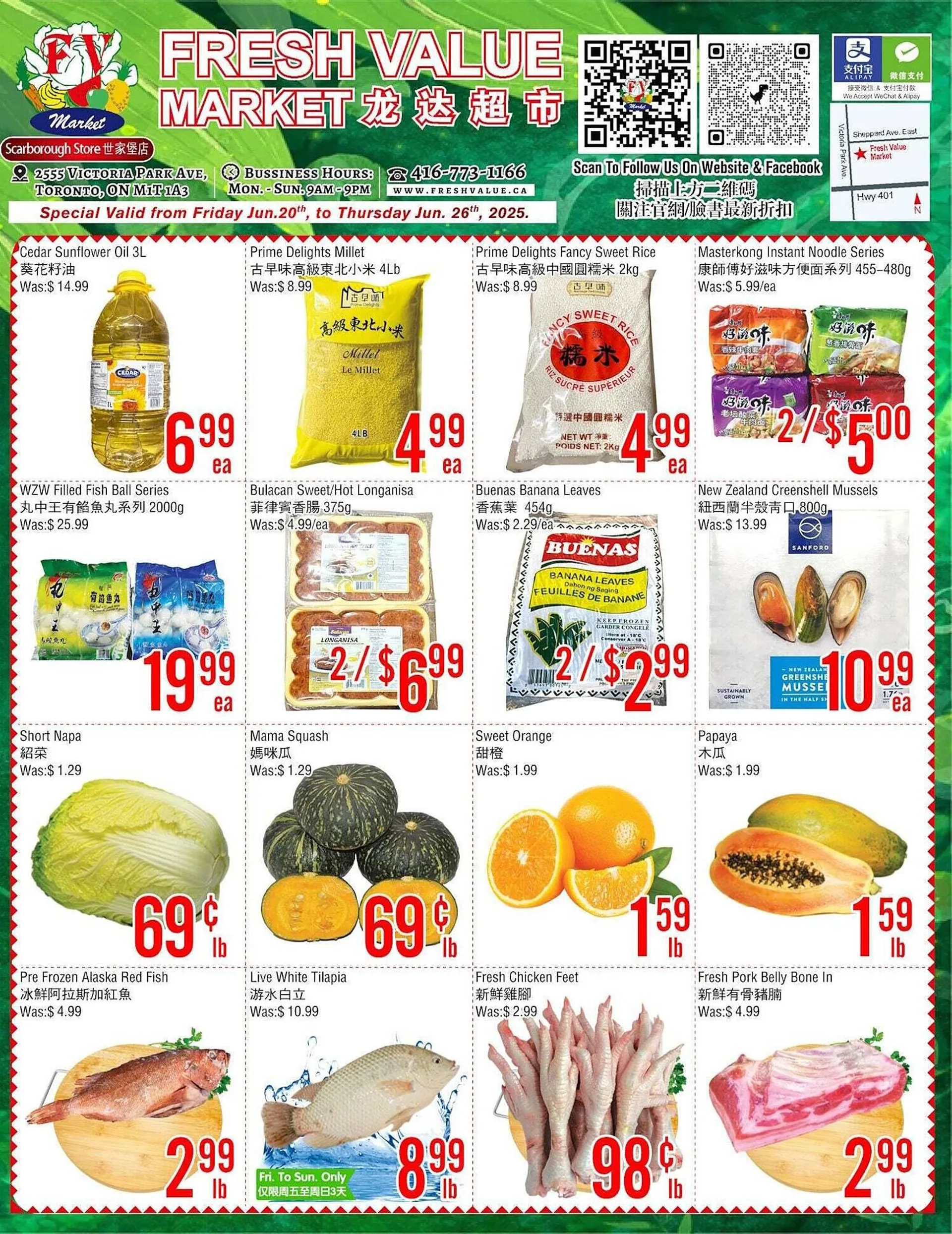 Fresh Value flyer from June 20 to June 26 2025 - flyer page 1