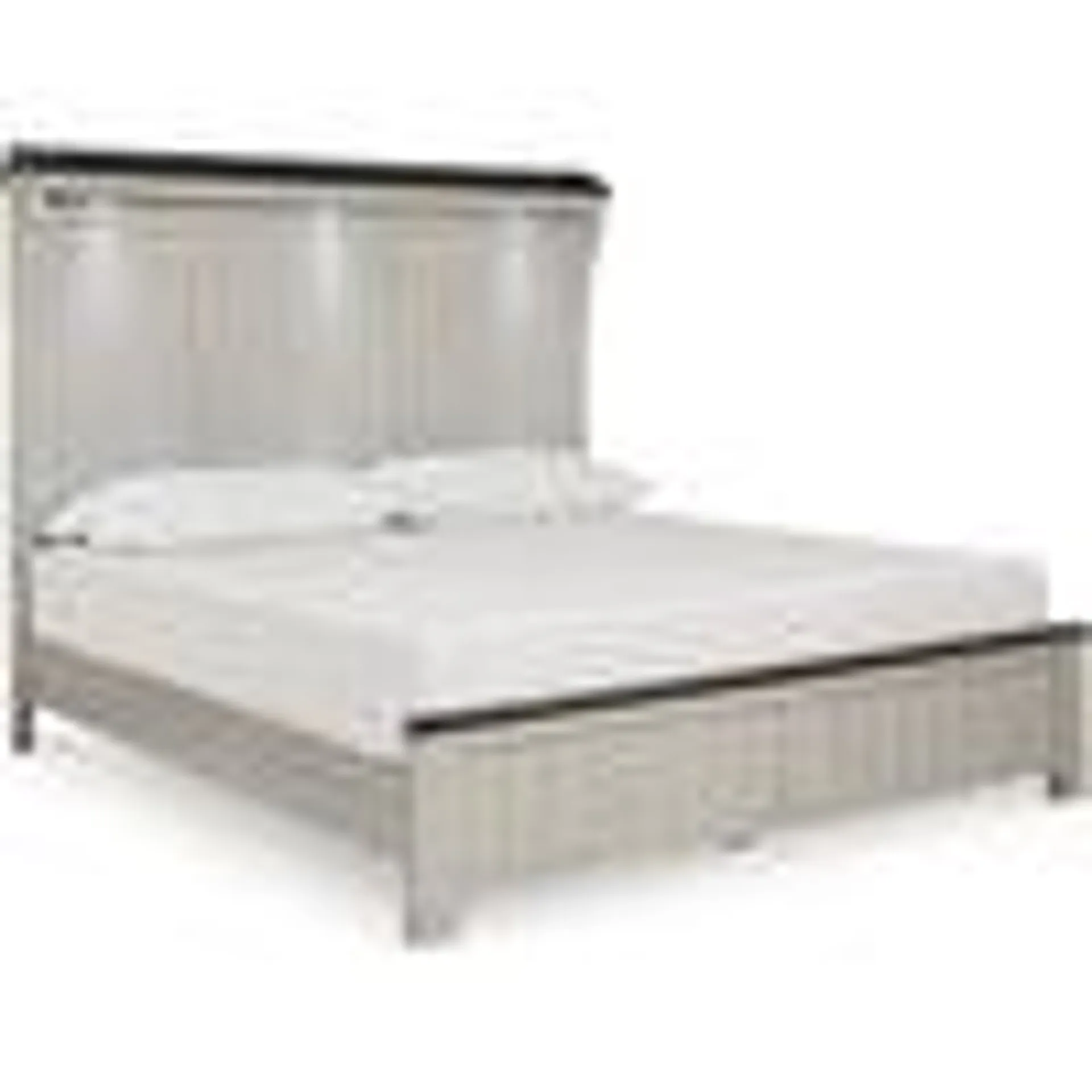 Darborn King Panel Bed - Gray/Brown