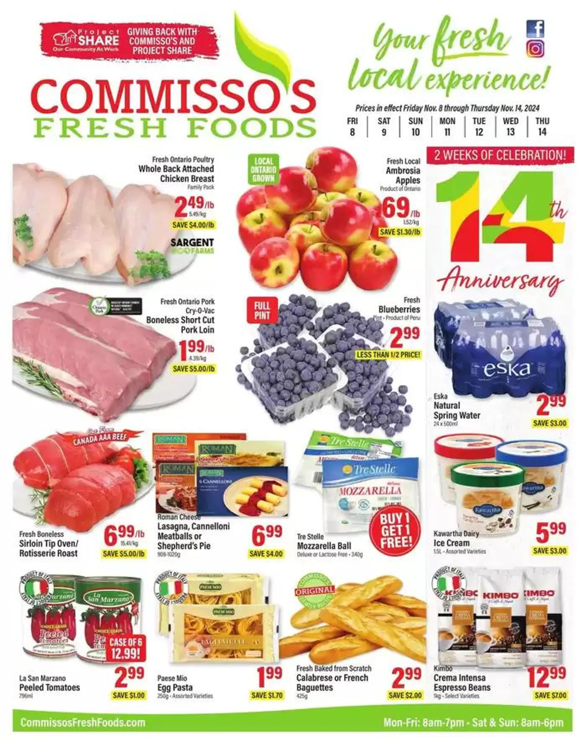 Commissos Fresh Foods weeky flyer - 1