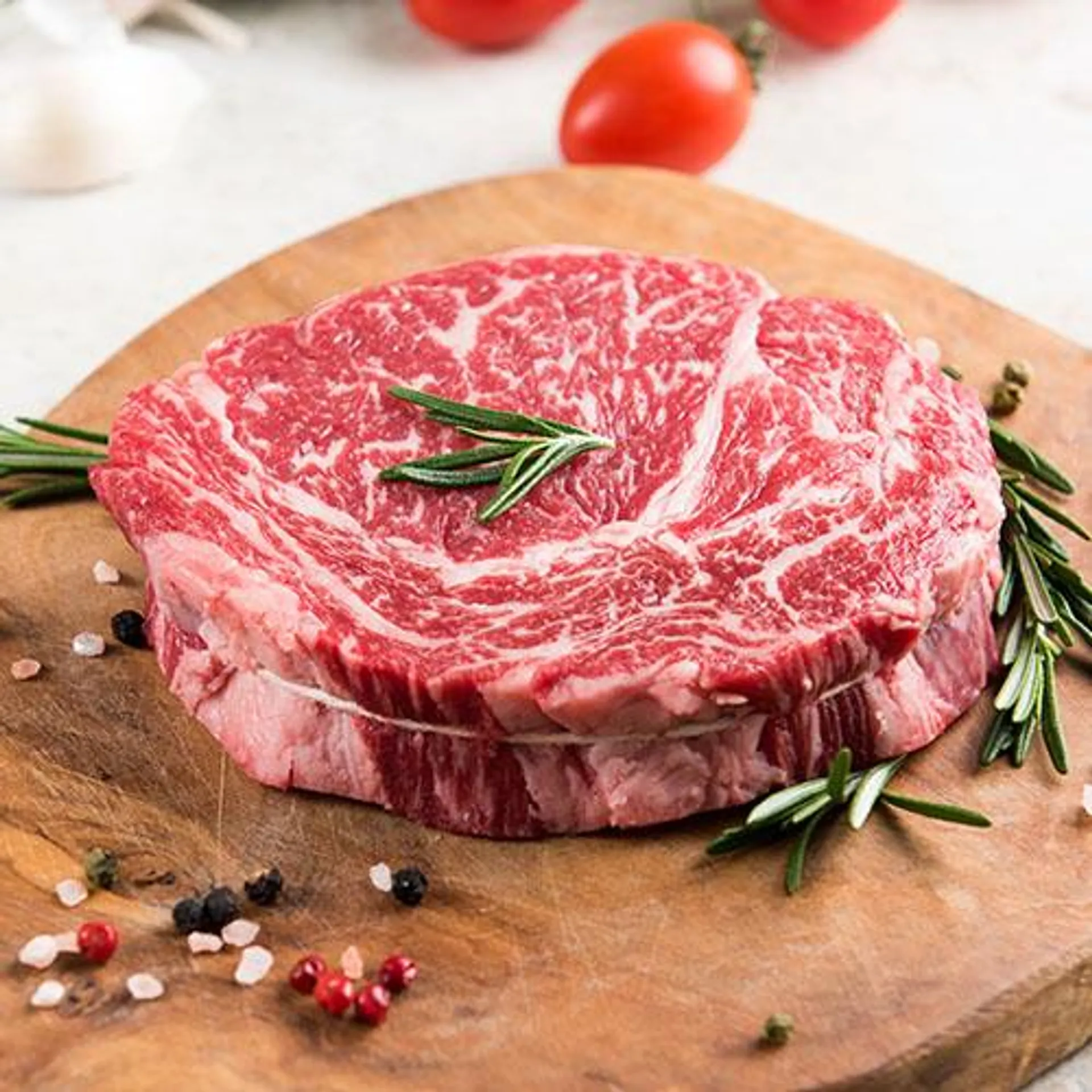 RIBEYE $30.50/lb (approx. $20.90 ea)