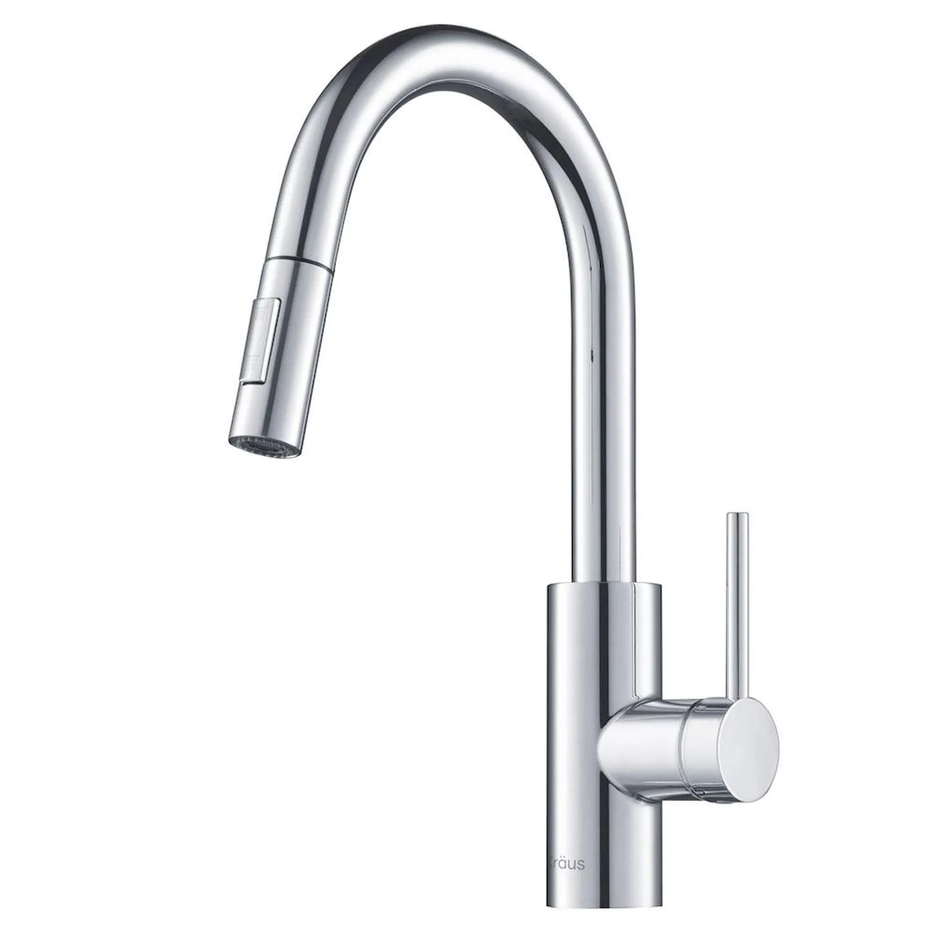 MateoSingle Lever Pull Down Kitchen Faucet Chrome